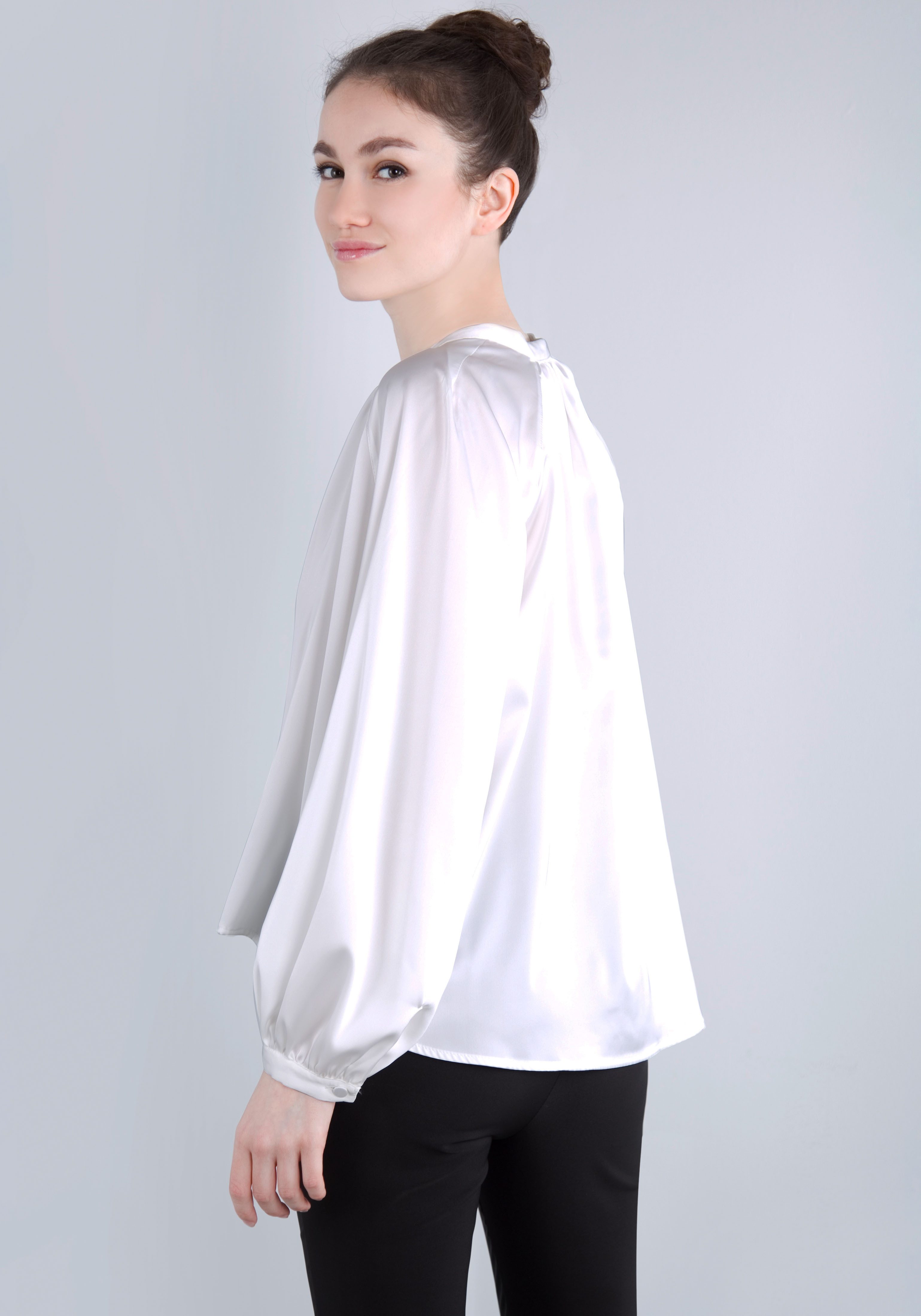 IMPERIAL Blusenshirt in satinierter Optik