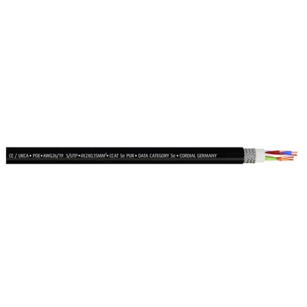 Cordial 20.0 m CCAT 5e PUR, RJ 45 / RJ 45 Normalbelegung 15541 LAN-Kabel, PUR-Mantel