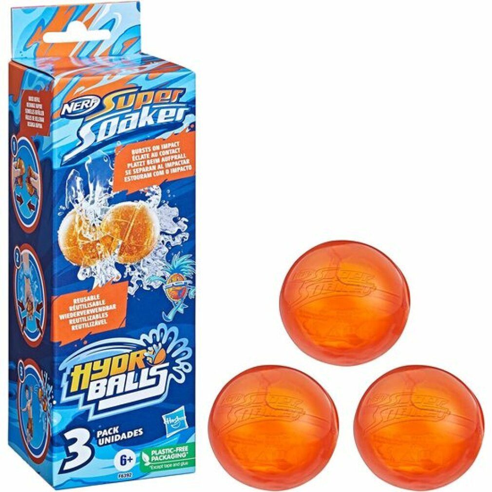 Hasbro Badespielzeug Nerf Super Soaker Hydro Balls 3er-Pack