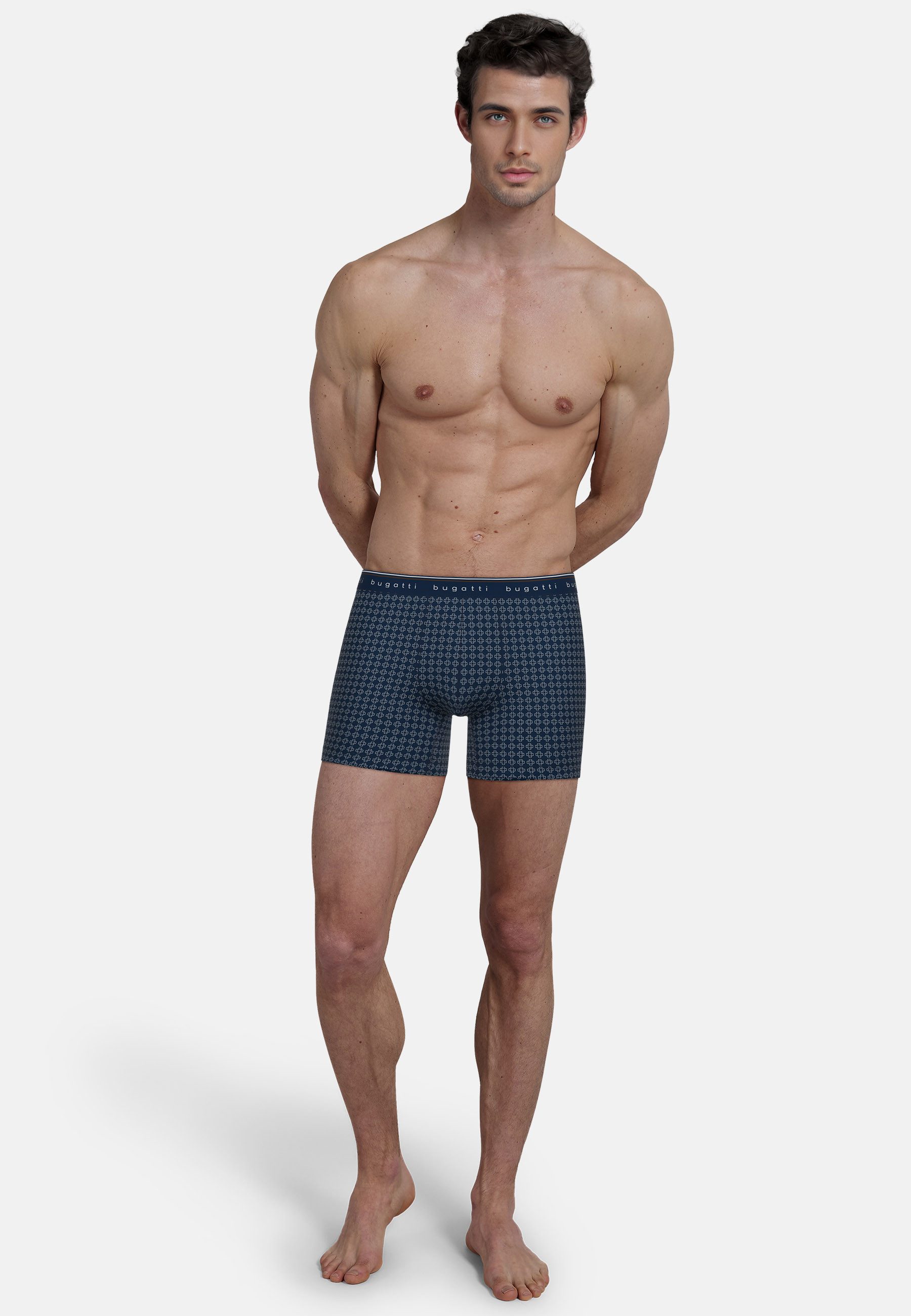 bugatti Boxershorts BUGATTI Herren Long-Pants blau günstig online kaufen