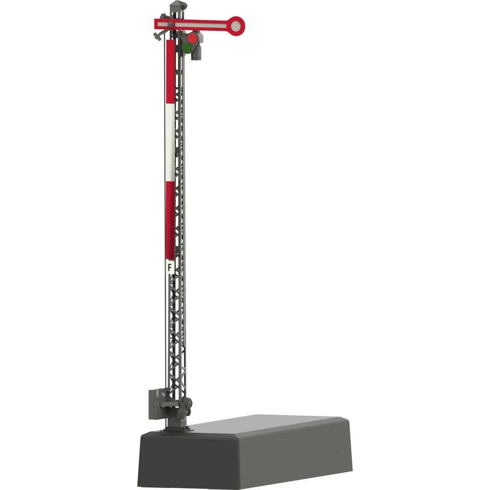 Modelleisenbahn-Signal H0 Hauptsignal mit Gittermast (Hp 0 / Hp 1