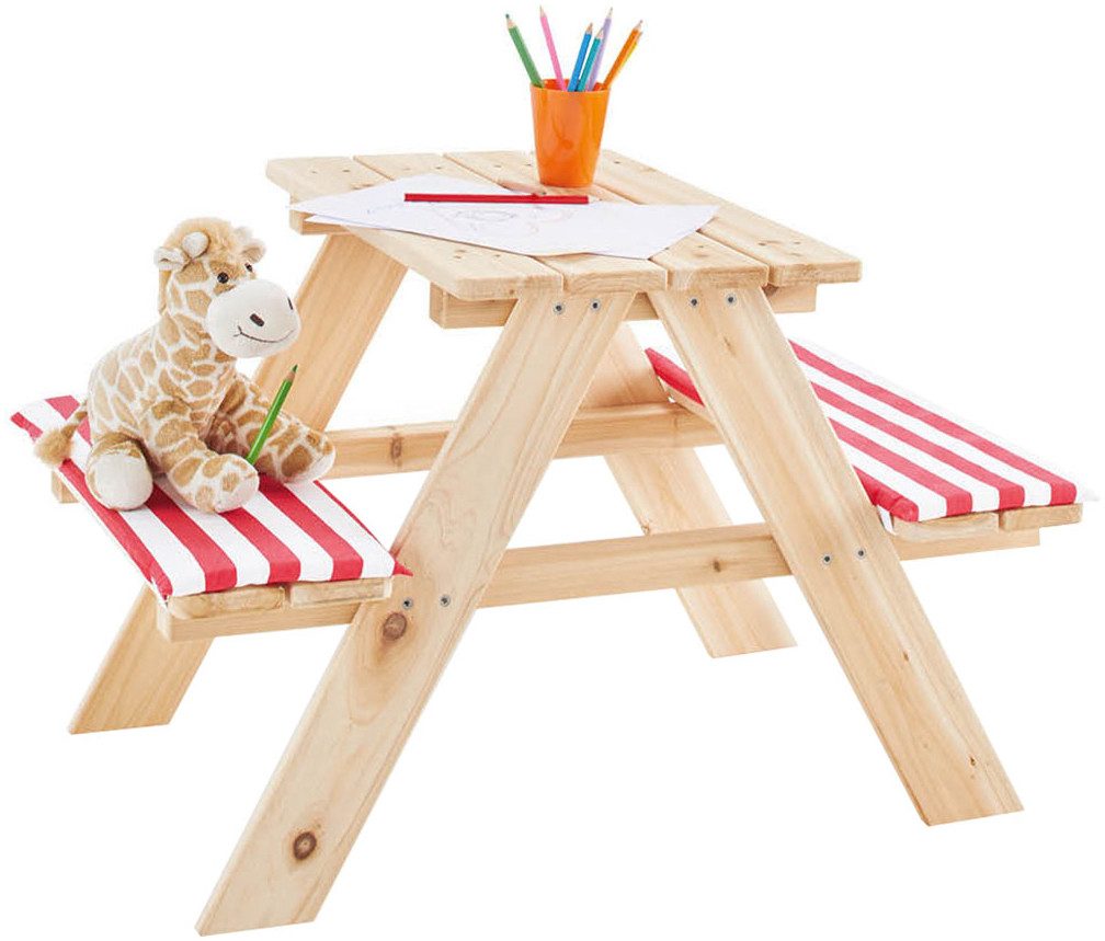 Pinolino® Kinder-Sitzauflage Polsterauflagen für Nicki für 2, (Set, 2-tlg), Passt auf alle Kindersitzgarnituren »Nicki für 2«