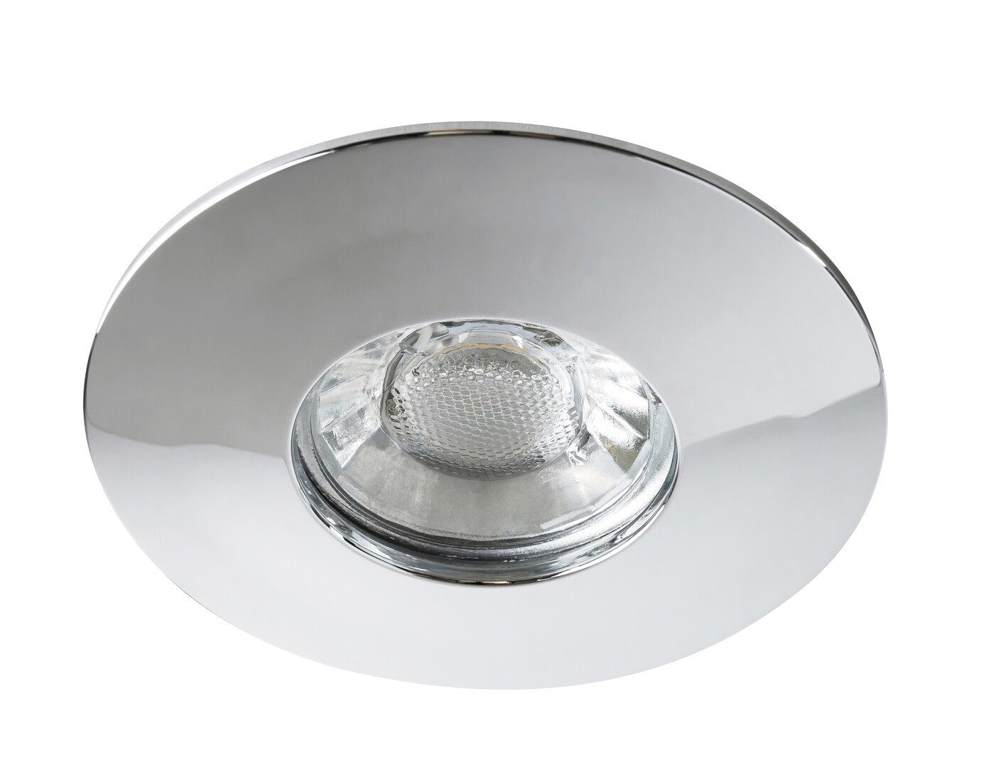 Rabalux LED Deckenspots "Randy" Kunststoff, silber, rund, 4W, warmweiß, 350lm, ø80mm, wassergeschützt, warmweiß