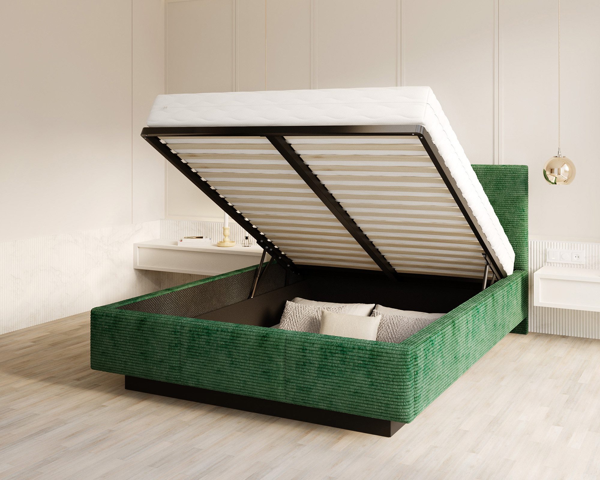 FDM Polsterbett 90x200, 120x200, 140x200, 160x200, günstig online kaufen