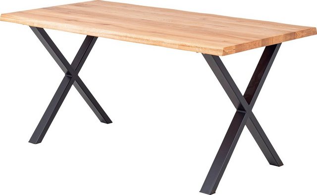 Homexperts Baumkantentisch »Lesley«, Breite 160 oder 200 cm, mit natürlich verlaufender Baumkante-Otto