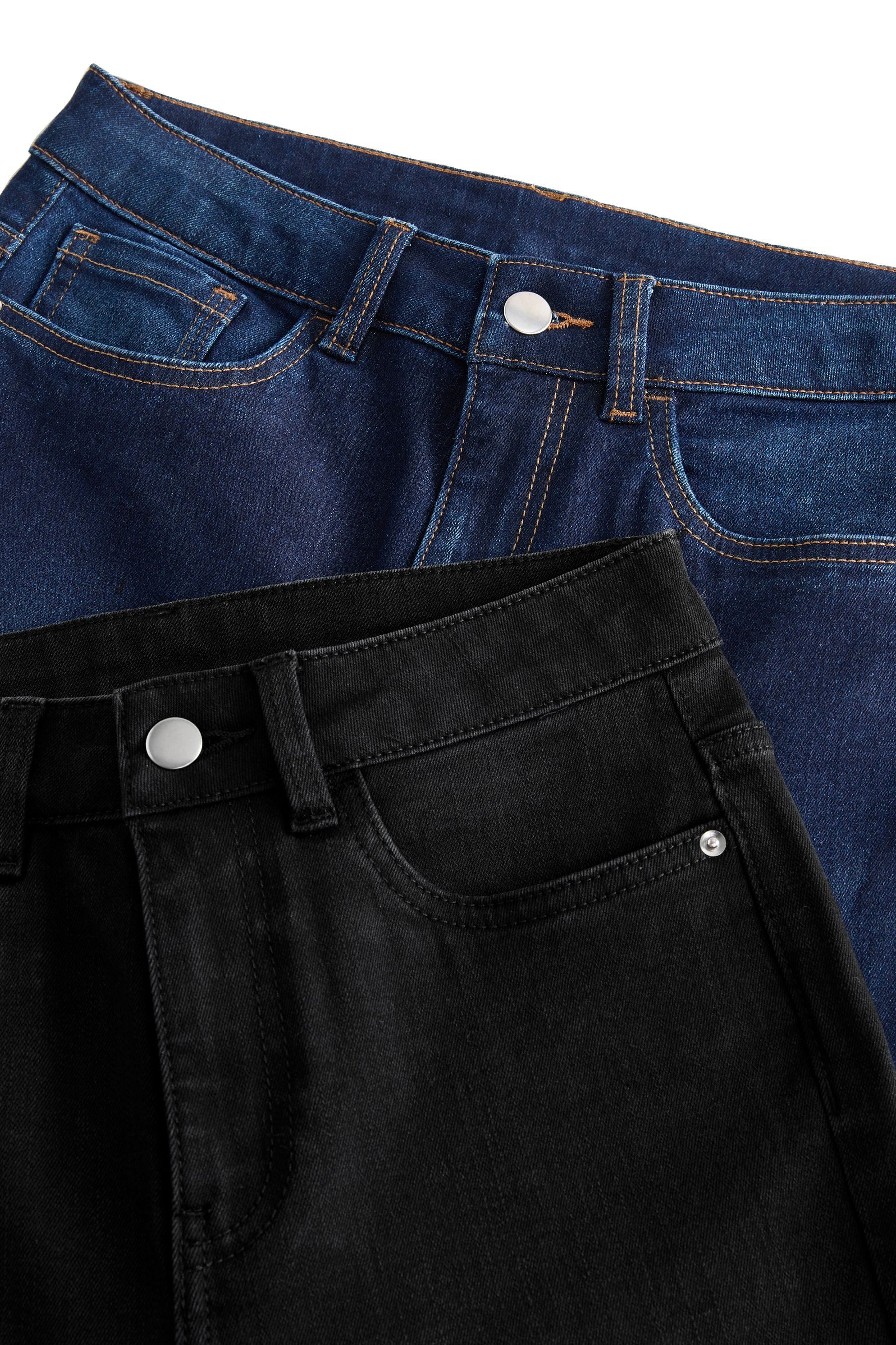 The Set Schlagjeans 2er-Pack Denim-Schlagjeans von The Set (2-tlg)