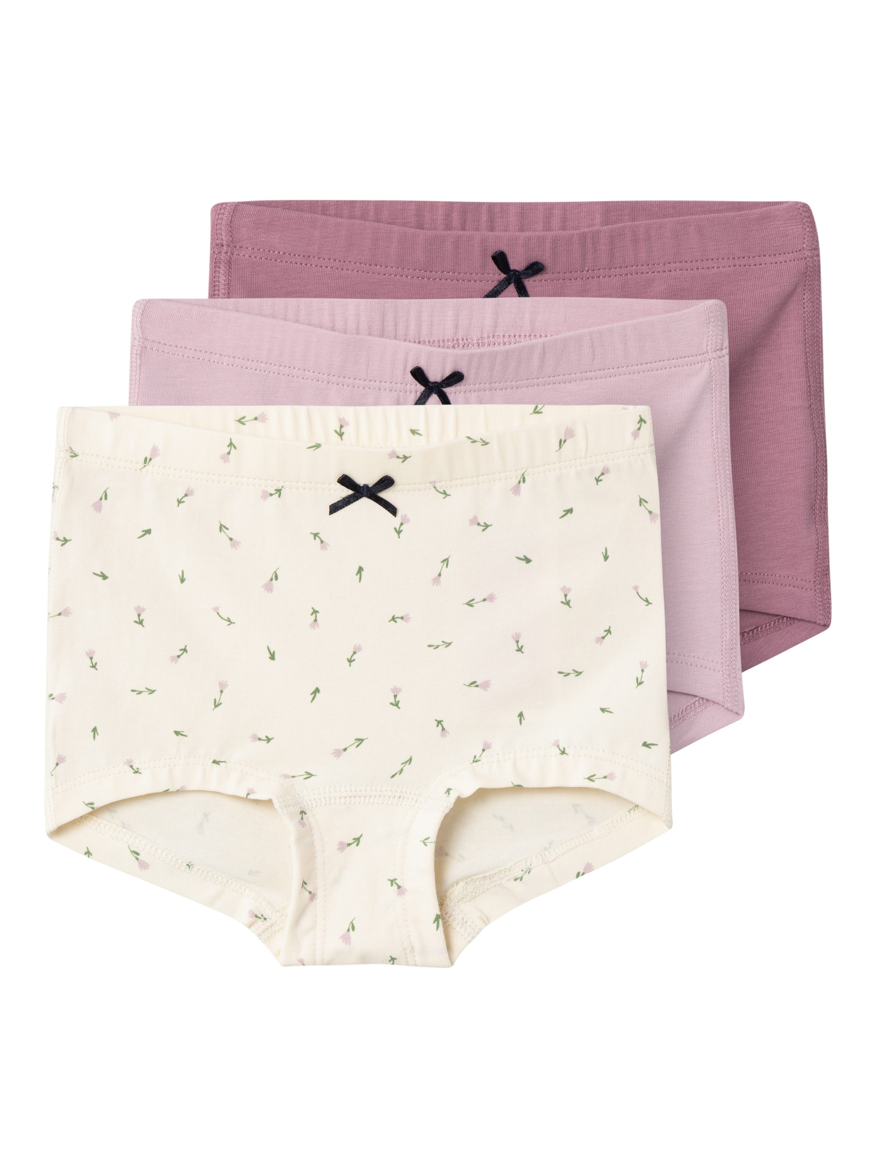 Name It Hipster NMFTIGHTS 3P BUTTERCREAM FLORAL NOOS (Packung, 3-St)