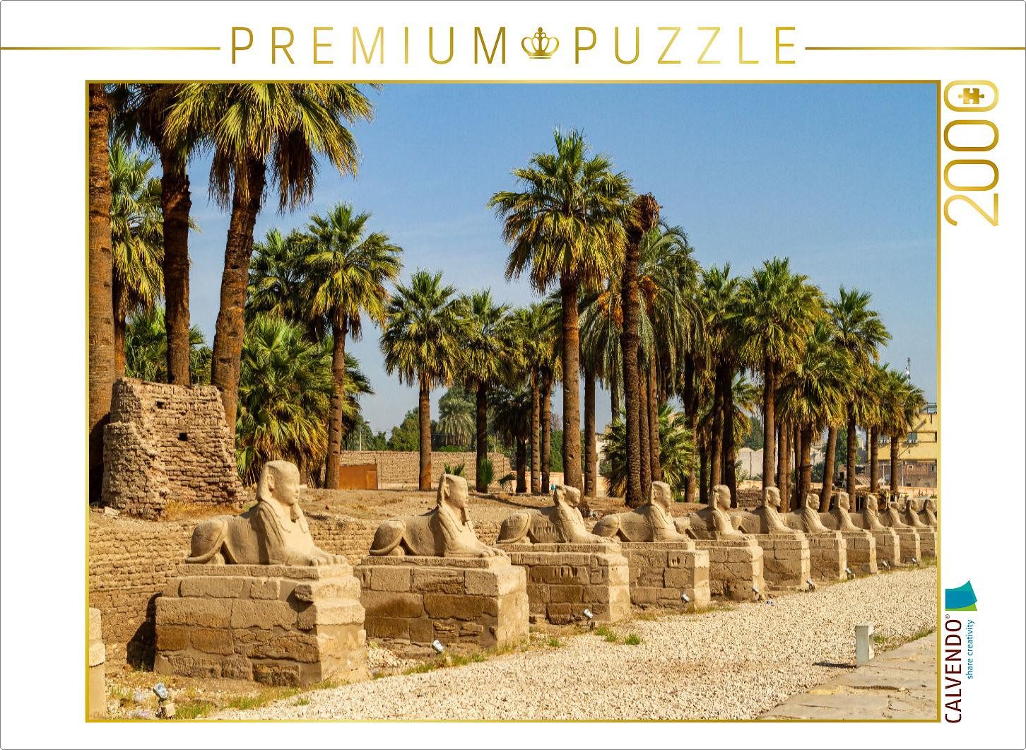 CALVENDO Puzzle CALVENDO Puzzle Sphinxen Allee in Luxor 2000 Teile Puzzle q günstig online kaufen