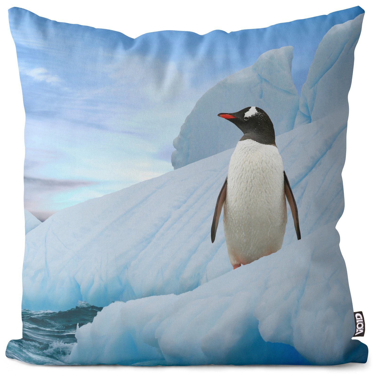 Kissenbezug, VOID (1 Stück), Pinguin Eisscholle Antarktis Eis pinguin eisberg australien südpol po