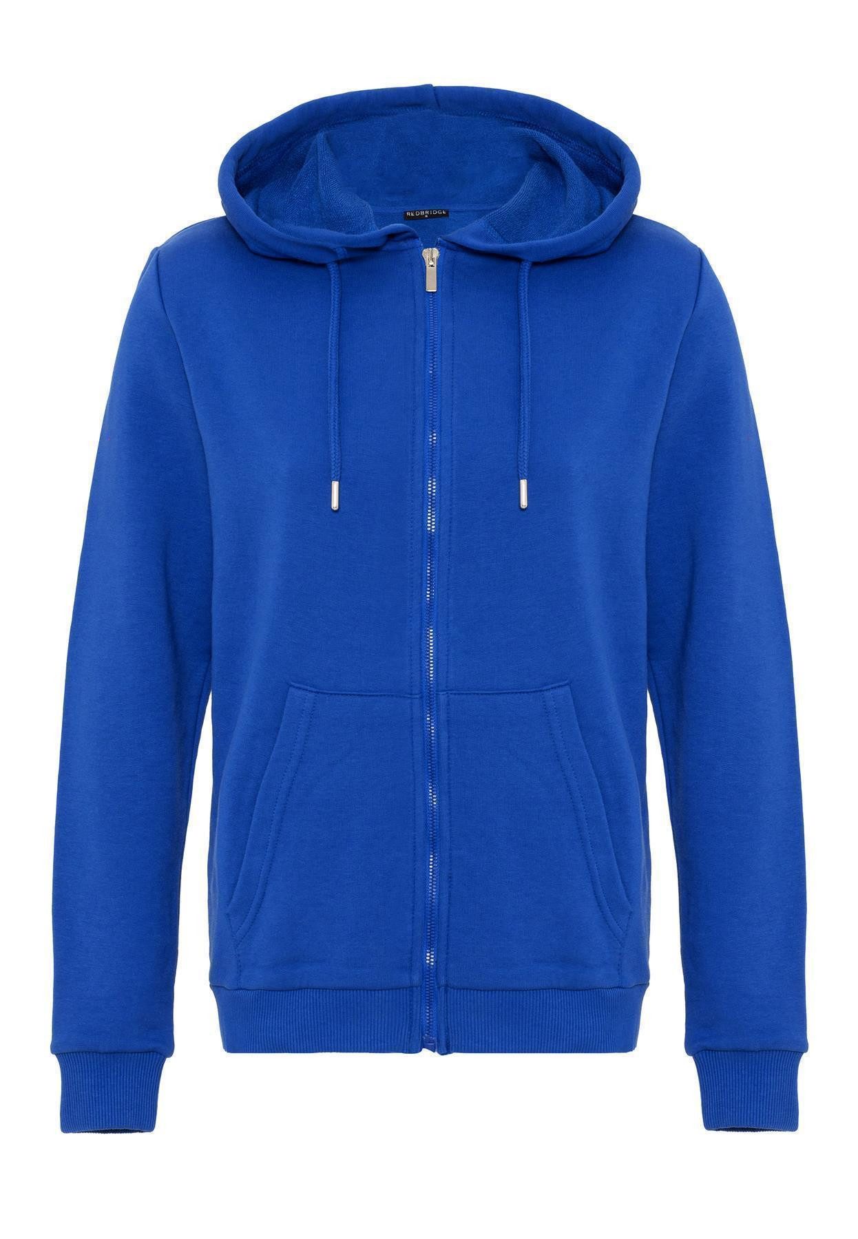 RedBridge Kapuzensweatjacke Basic mit Zipper und Kordelzug günstig online kaufen