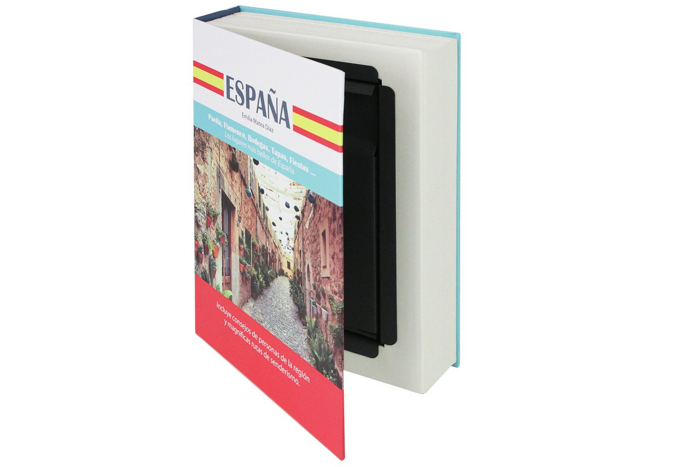 HMF Buchtresor getarnter Buchsafe für Zuhause, innovatives Geheimversteck für Wertsachen, 23 x 15 x 4 cm