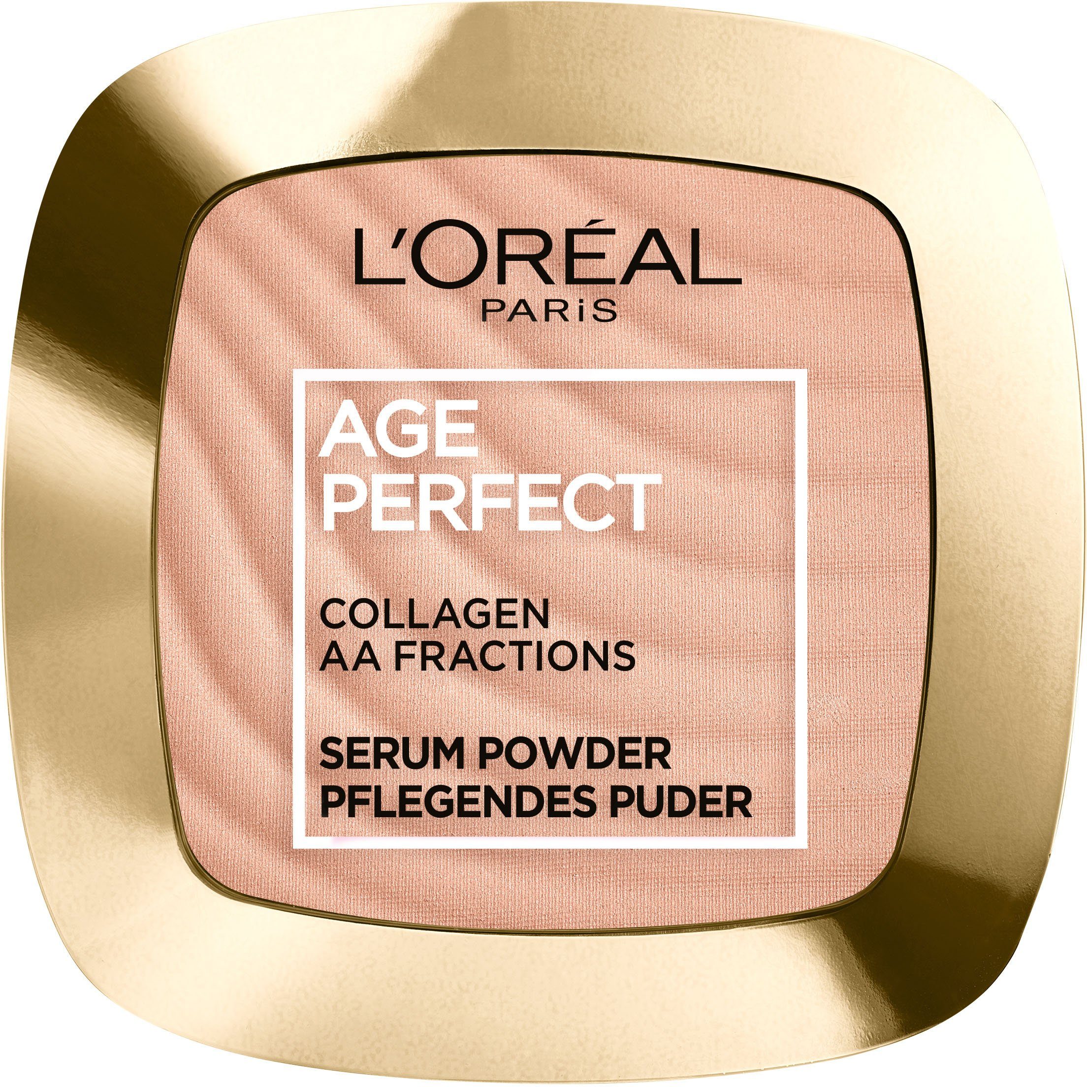 L'ORÉAL PARIS Puder Age Perfect pflegendes Puder 3 Mittel bis Dunkel