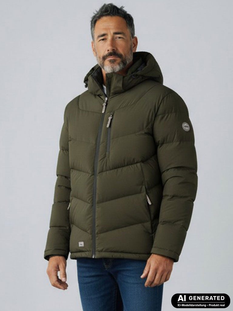 Blue Wave Steppjacke Jesper Herren Jacke Jesper - Outdoorjacke gesteppt mit abhnehmbarer Kapuze