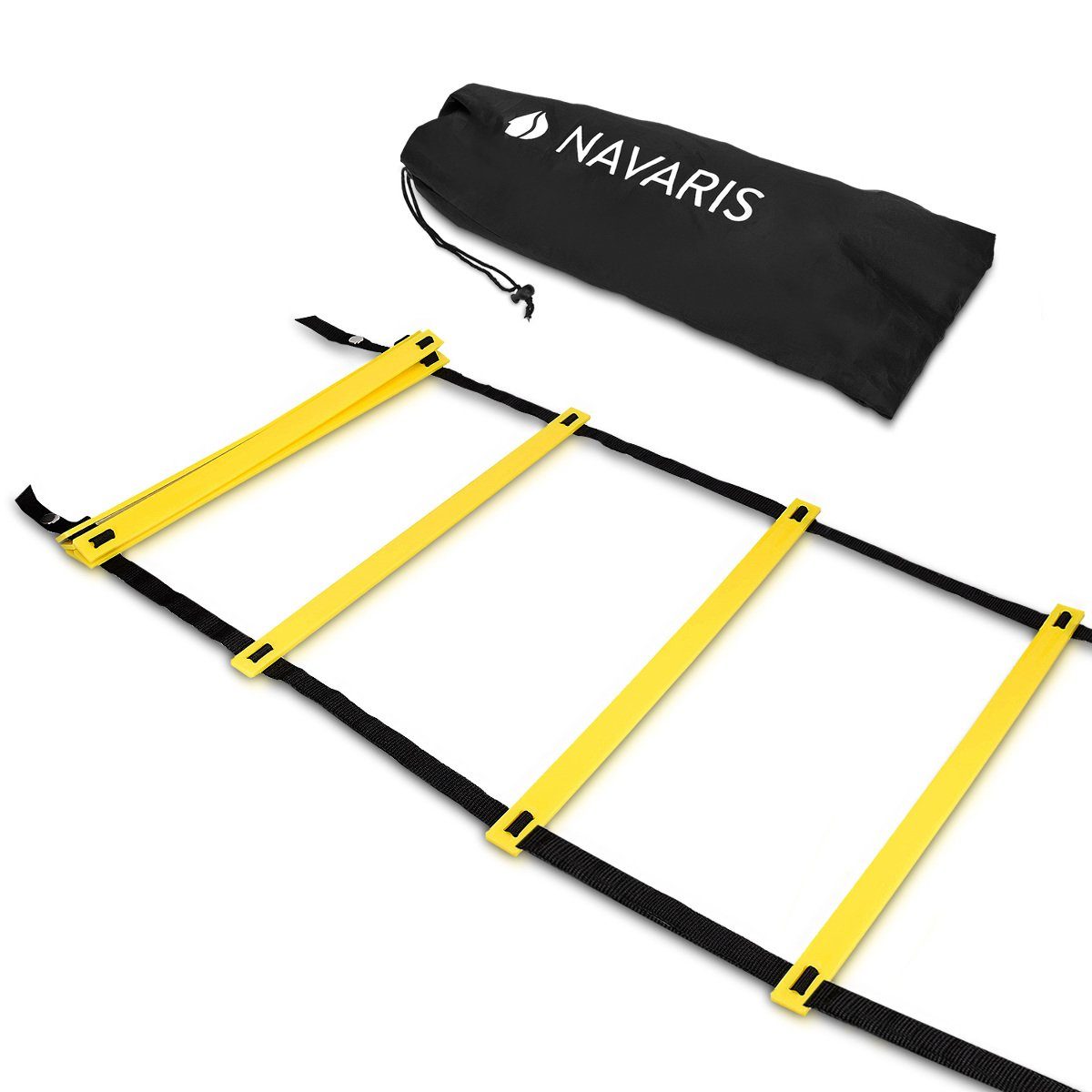 Navaris Koordinationsleiter Agility Workout Tasche mit Speed - - Ladder 6m Leiter