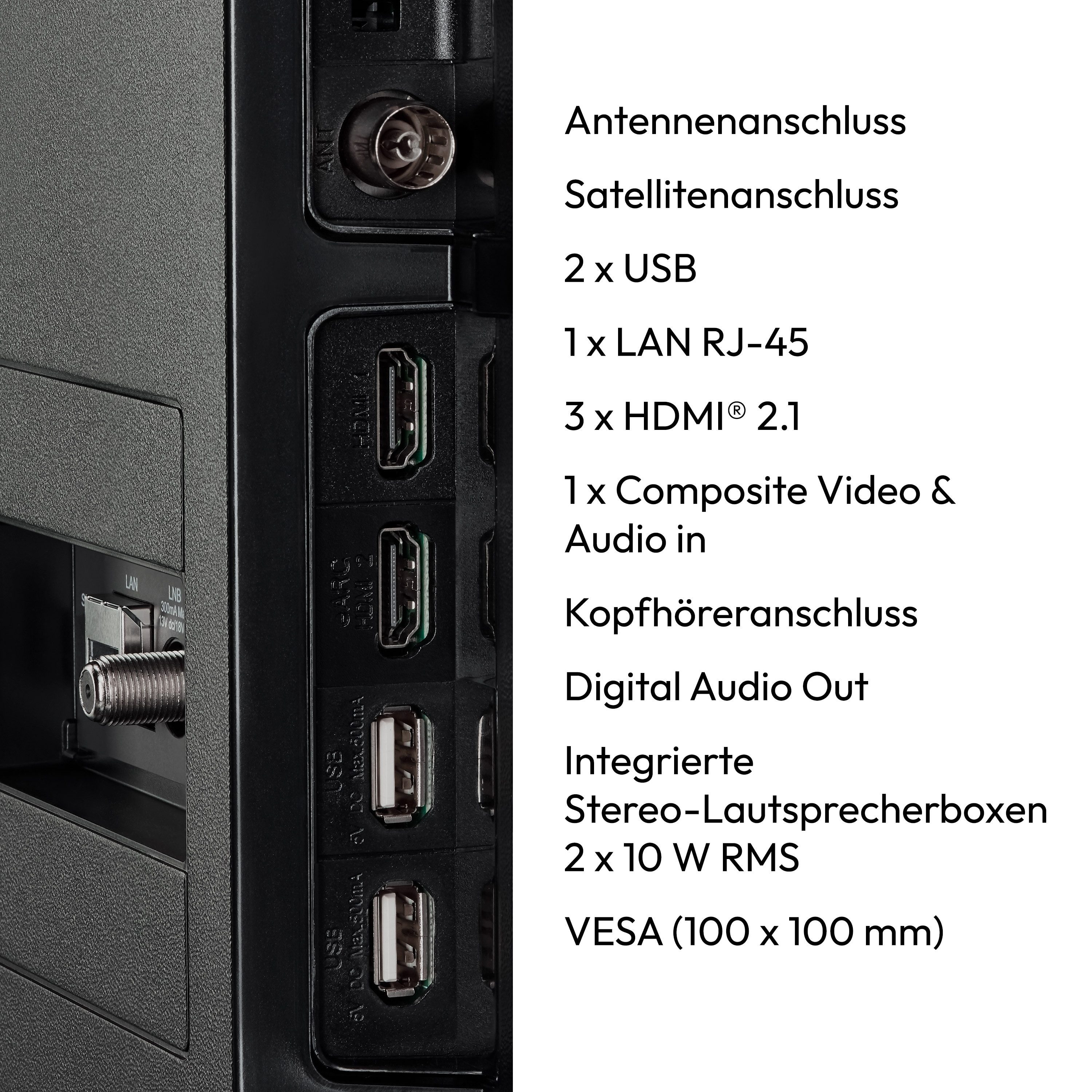 Medion® MD843300 LCD-LED Fernseher (108 cm/43 Zoll, 4K Ultra HD, Smart TV, VIDAA TV, Dolby Vision, Dolby Atmos, Netflix, HBO Max, Prime Video, Disney+, WOW)