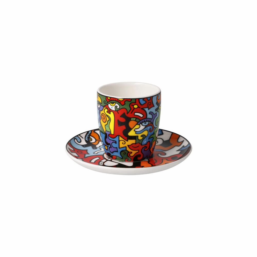 Goebel Espressotasse Billy the Artist Evolution of Love II, Fine Bone China