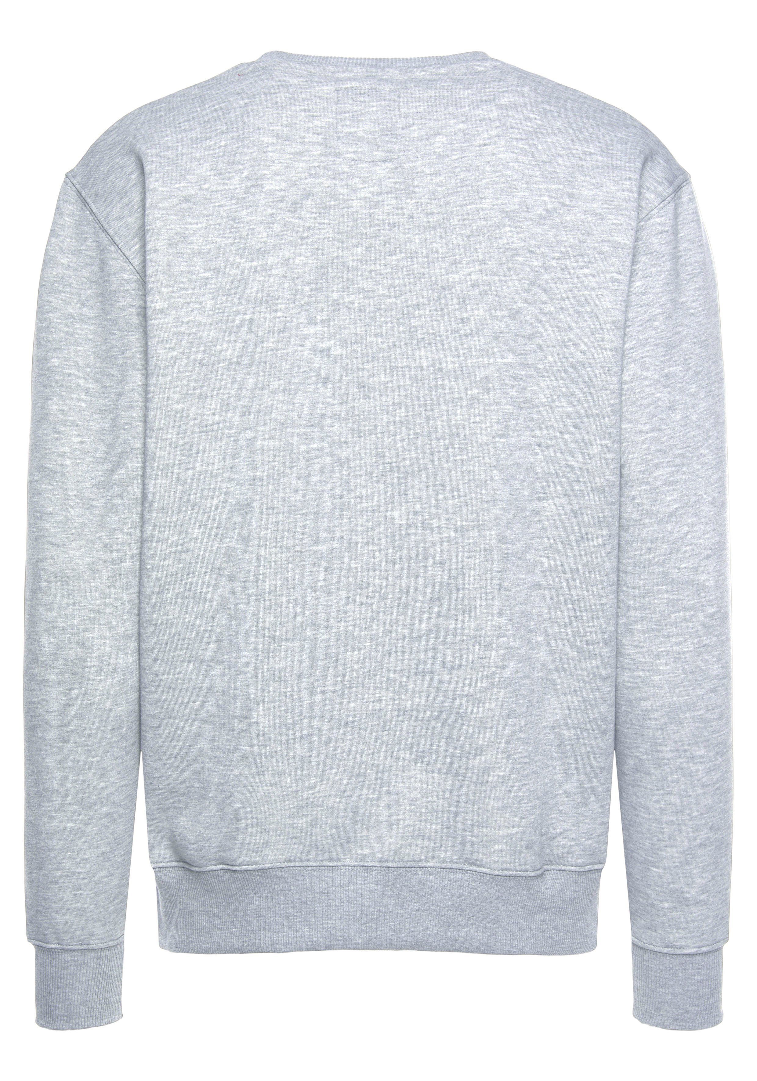 Sweatshirt Basic grey Sweater Industries heather Alpha