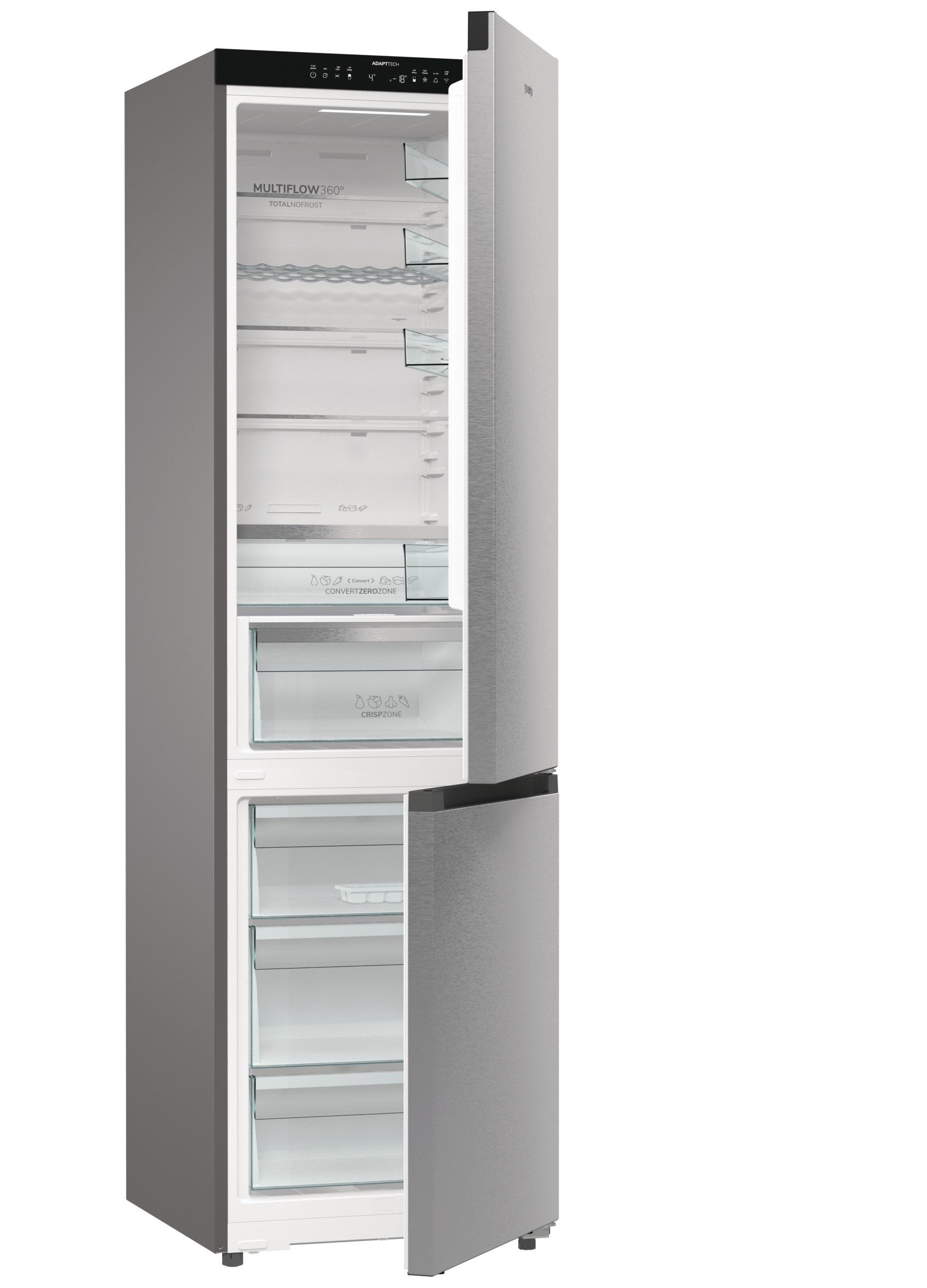 GORENJE Kühl-/Gefrierkombination NRB620C6X4WFE, 203 cm hoch, 59,5 cm breit, Wifi - ConnectLife
