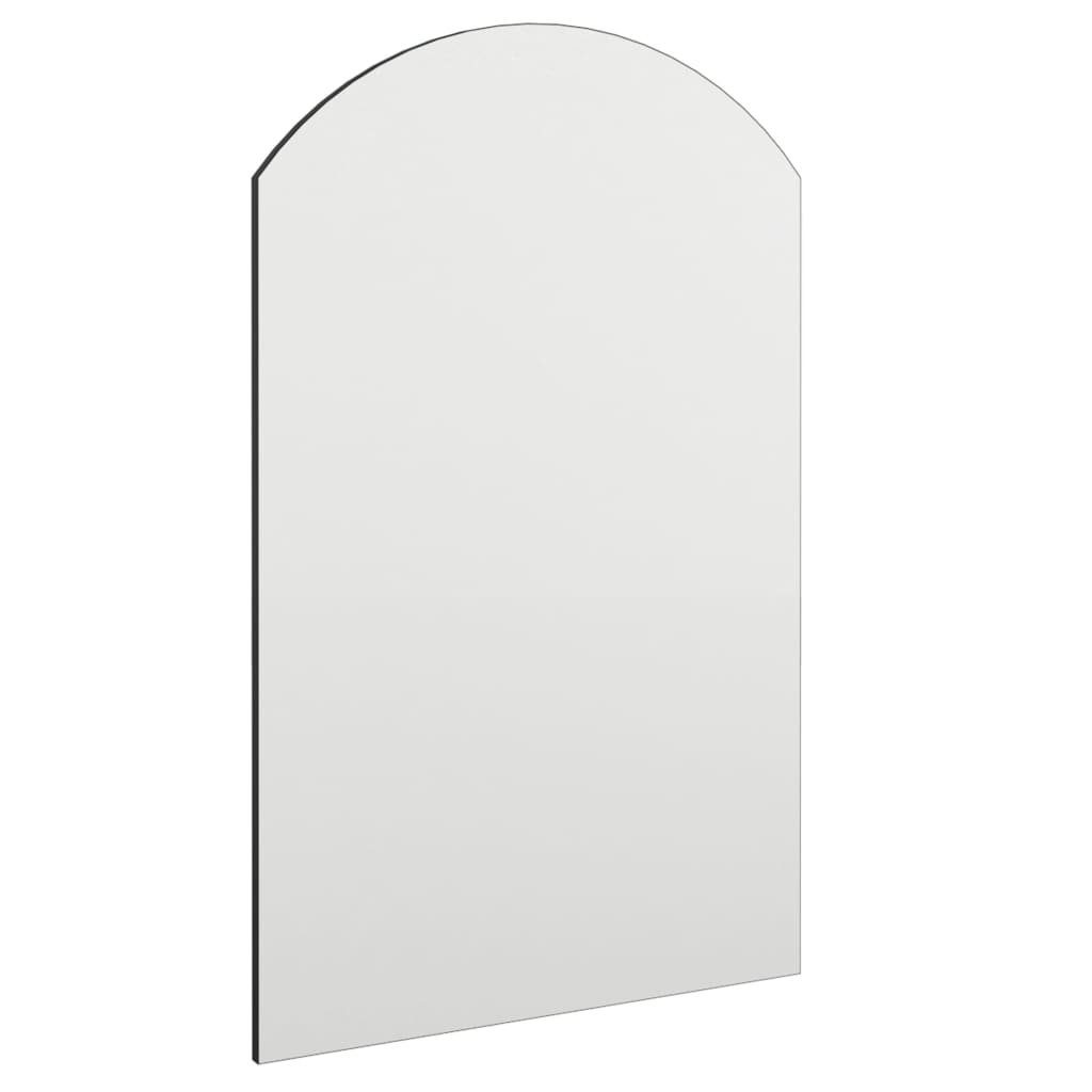 furnicato Wandspiegel Spiegel Bogenförmig mit cm 60x40 LED-Leuchten Glas