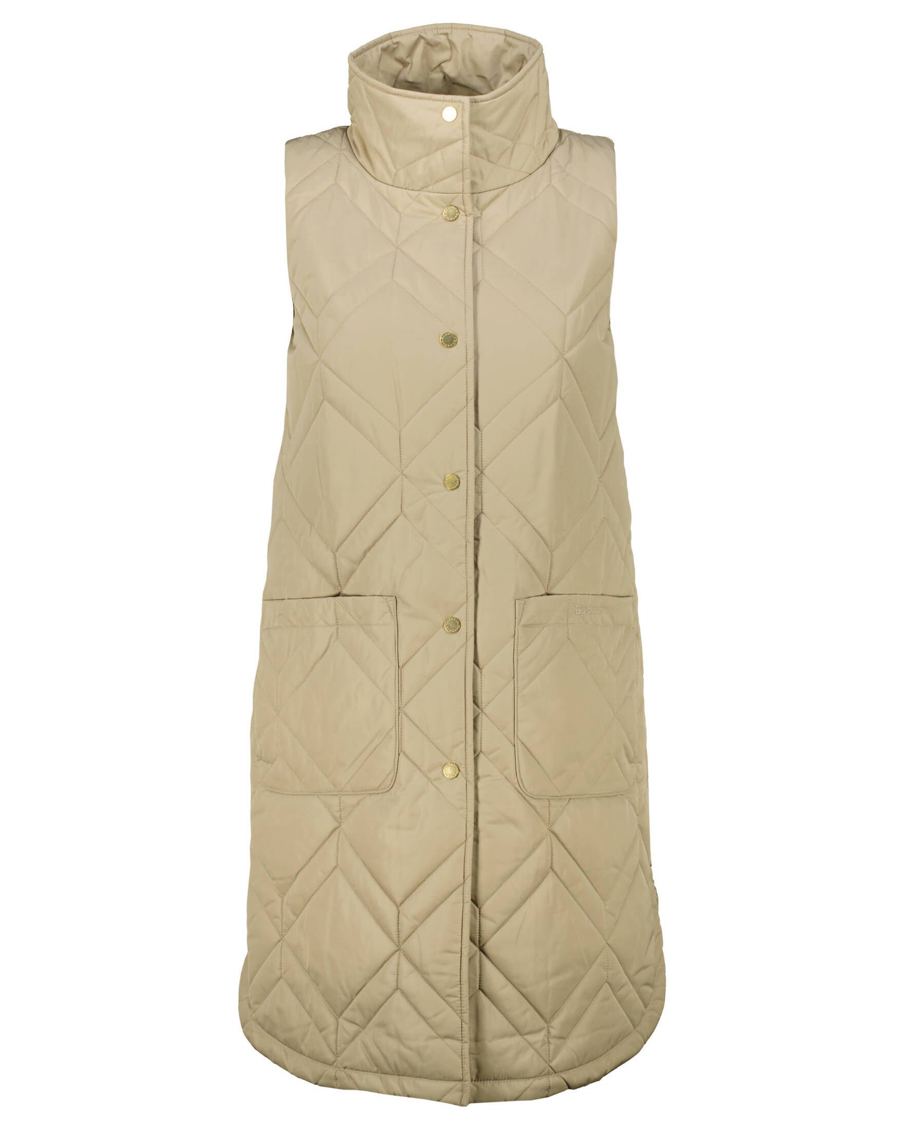 Barbour Steppweste Damen Steppweste DIO GILET lang (1-tlg)