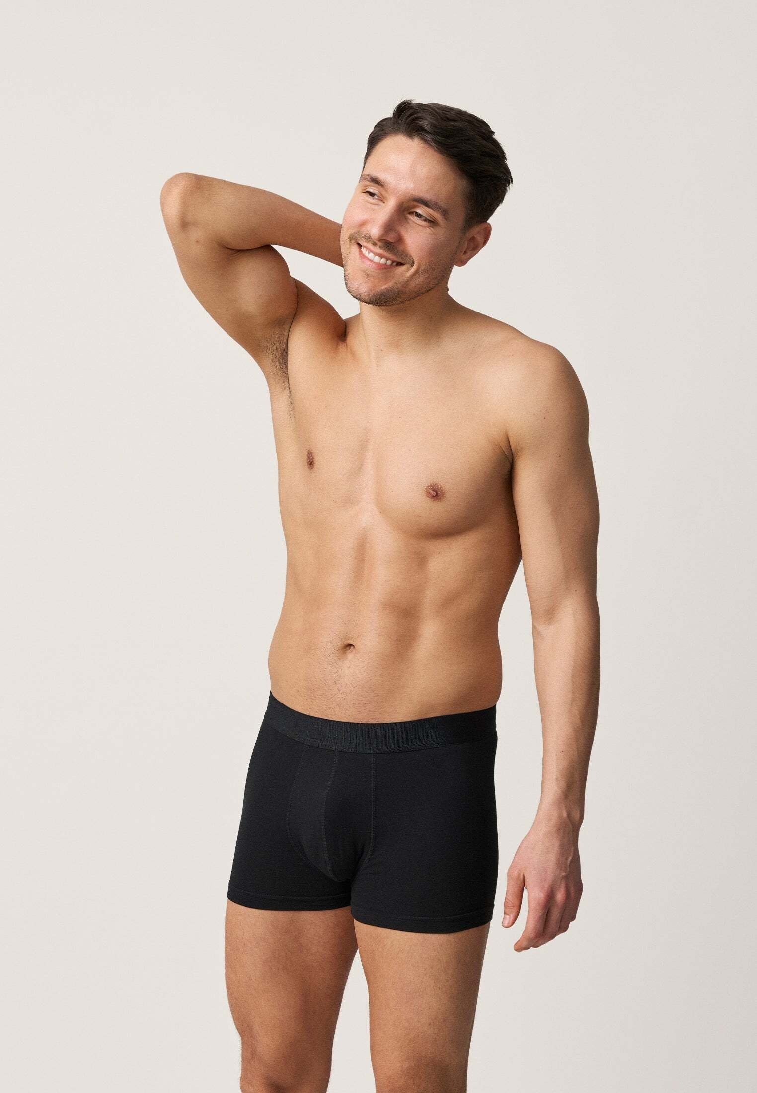 SNOCKS Boxershorts Enge Pants Herren Unterhose ohne Logo (6-St) aus Bio-Bau günstig online kaufen