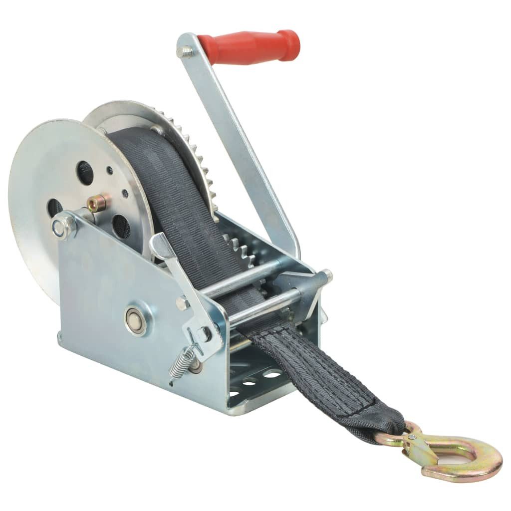 vidaXL Seilwinde Handwinde mit Gurt 1587 kg, (1-St)
