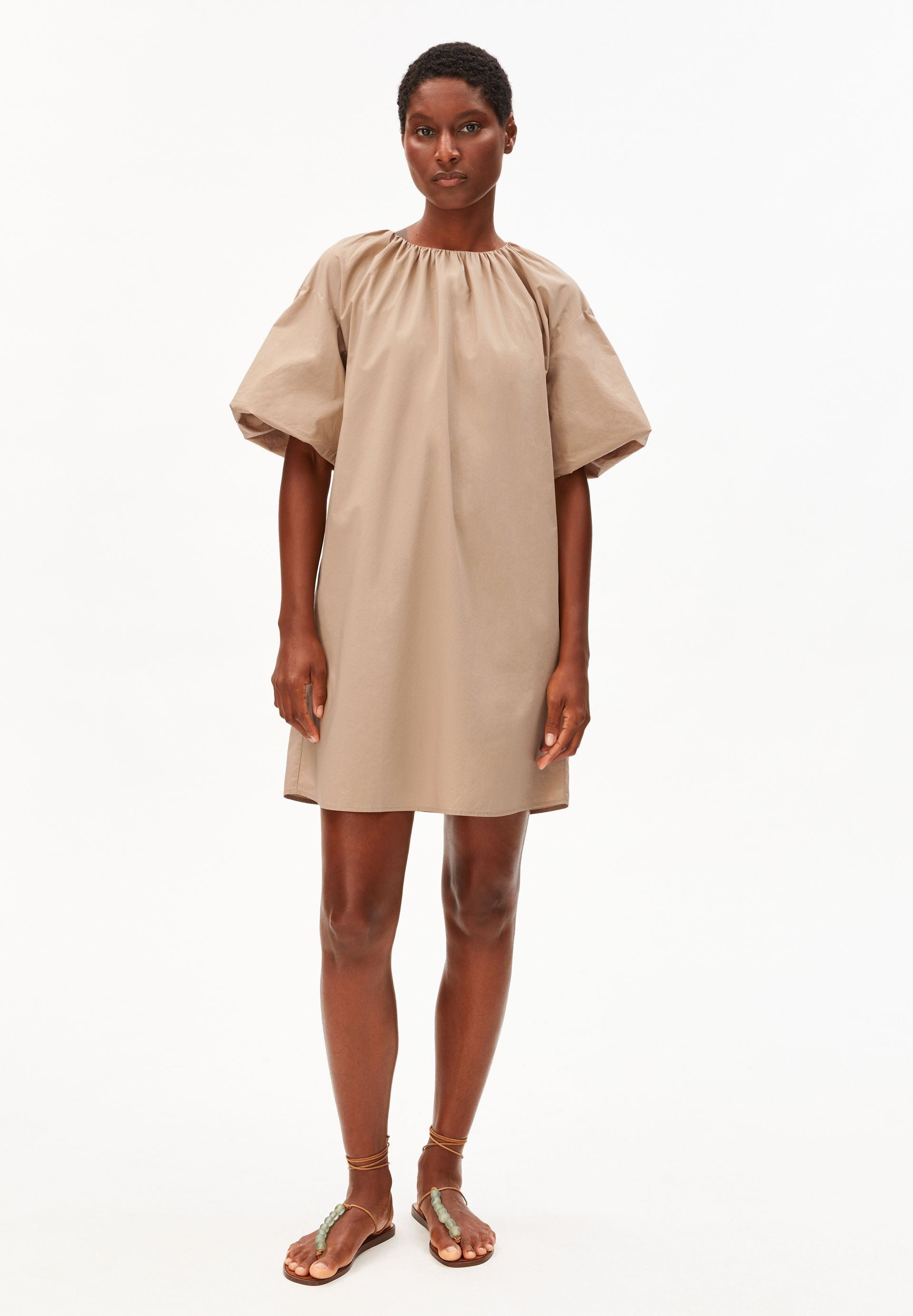 Armedangels Jerseykleid POPLIN Kleid aus 100% Bio-Baumwolle (Loose Fit) Kleid aus 100% Bio-Baumwolle