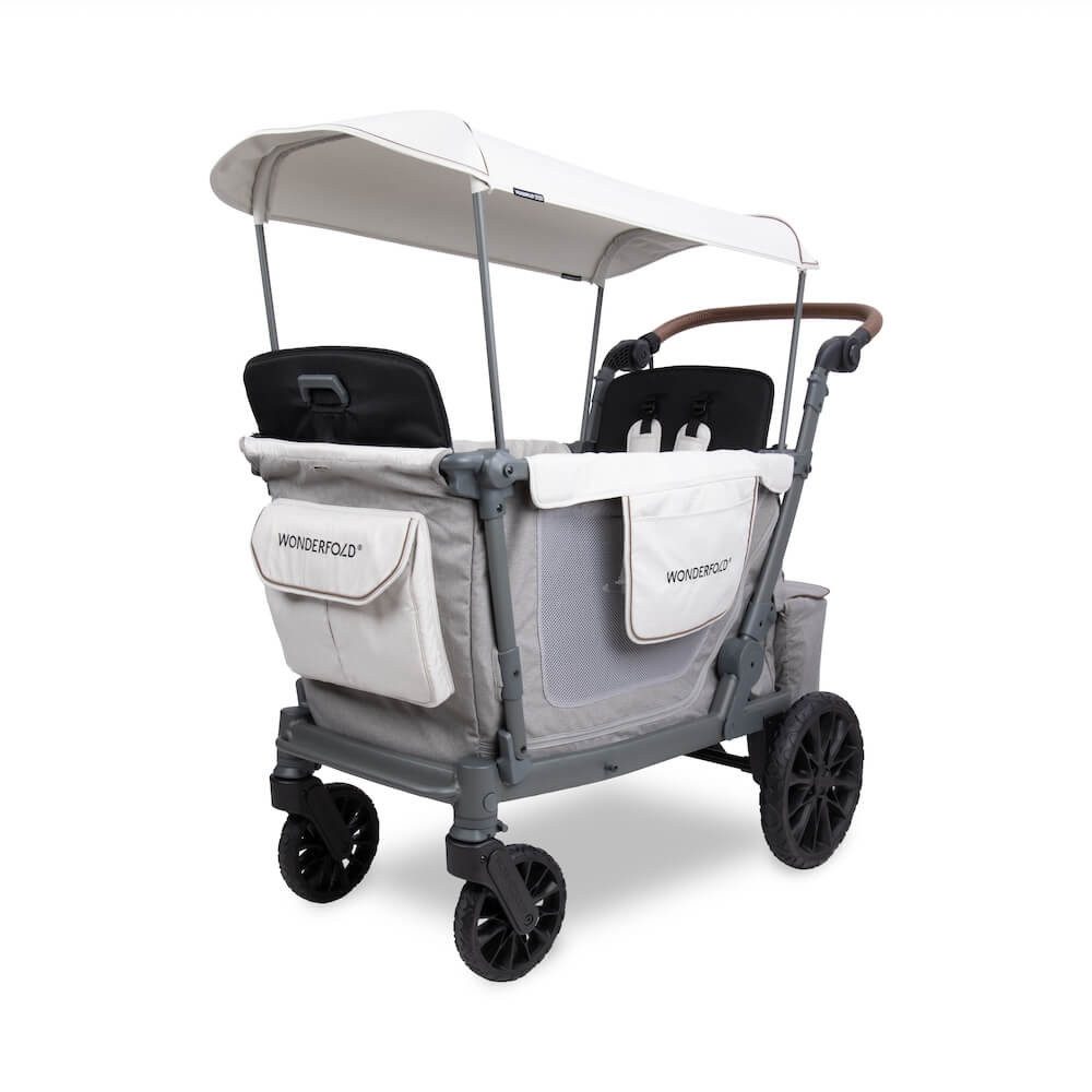 Wonderfold Bollerwagen L2 Doppelsitziger Kinderwagen für 2 Kinderwagen / Bollerwagen