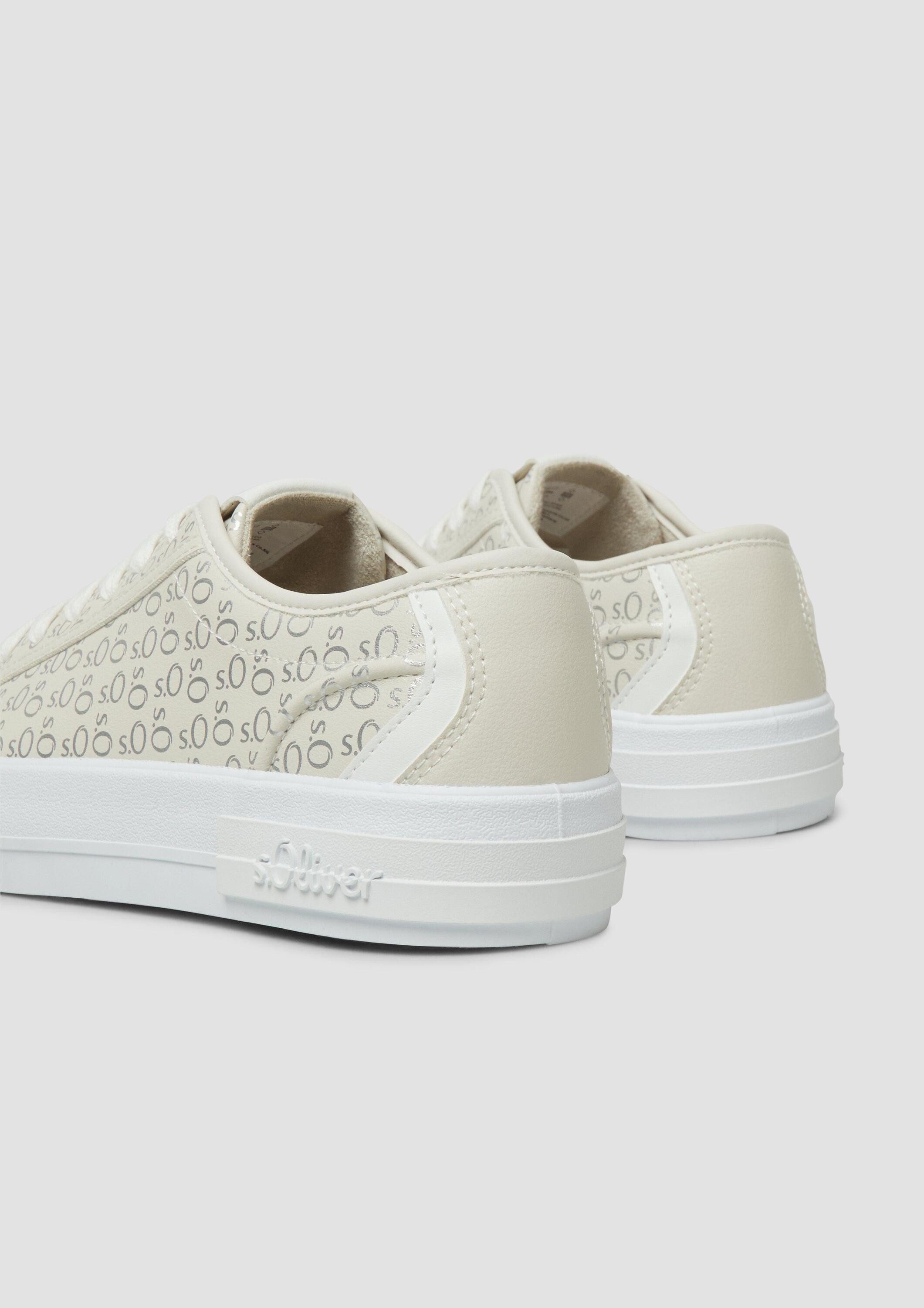 s.Oliver Sneakers Sneaker Sneaker mit Allover-Print