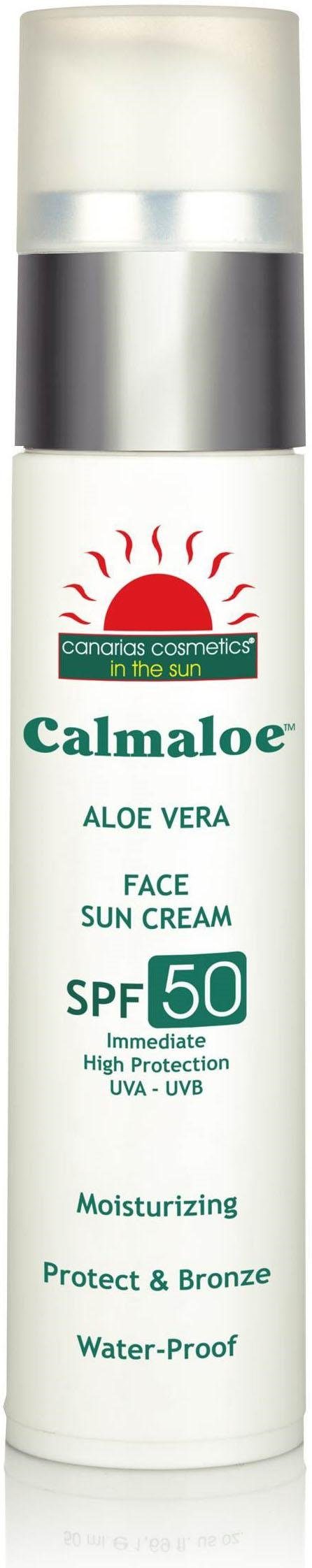 canarias cosmetics Sonnenschutzcreme Calmaloe Face Sun Cream SPF50