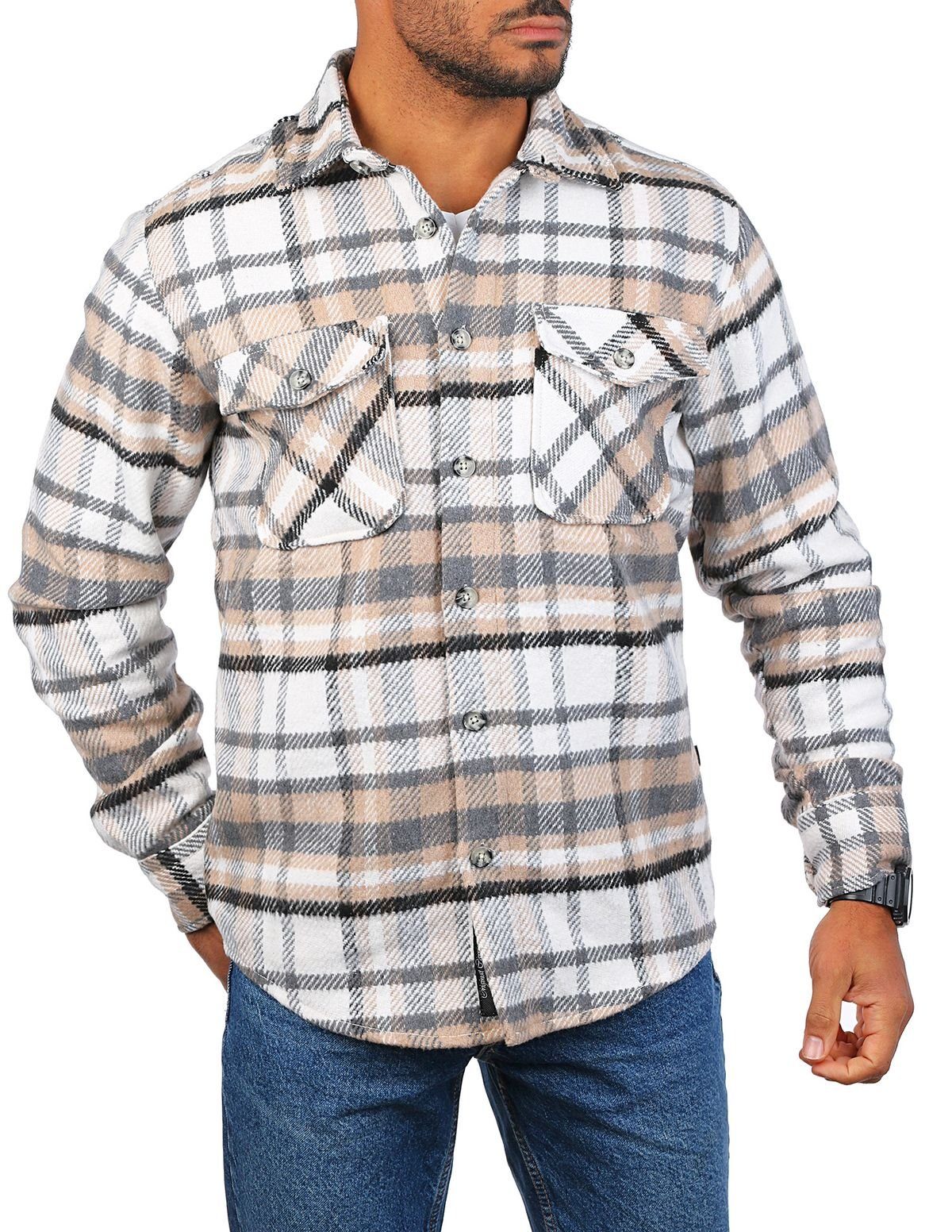 CARISMA Flanellhemd warmes Herren Holzfällerhemd mit dicker weicher Qualitä günstig online kaufen
