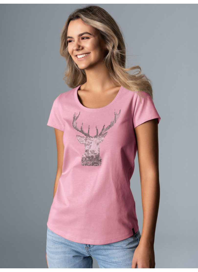 Trigema T-Shirt TRIGEMA T-Shirt Glitzer-Hirsch (1-tlg) günstig online kaufen