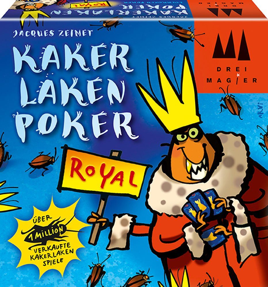 Schmidt Spiele Spiel, Schmidt Spiele 40866 Spiel Kakerlakenpoker Royal ab 8 Jahren