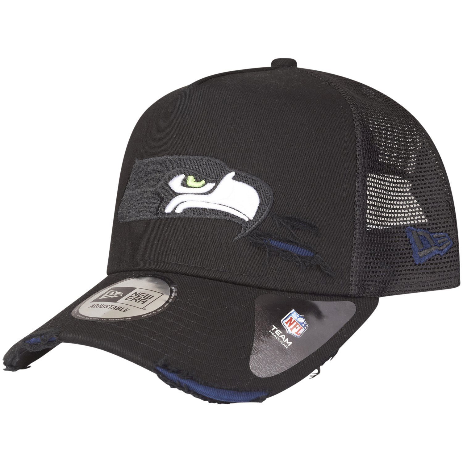 New Era Trucker Cap Trucker DISTRESSED NFL Teams Seattle Seahawks