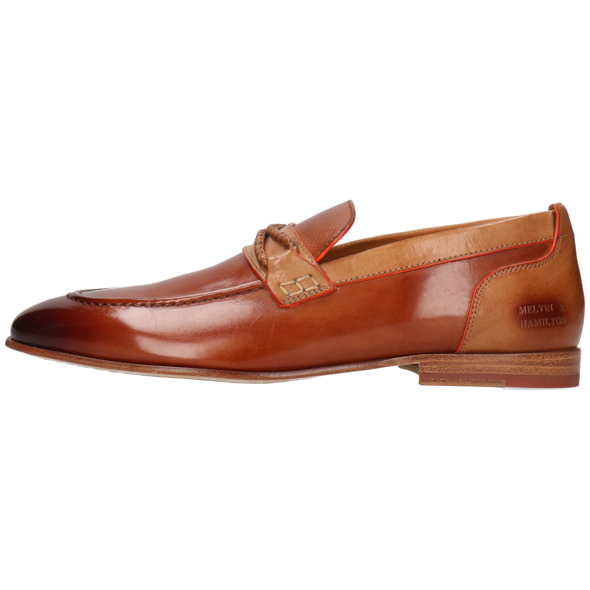 Melvin & Hamilton Santo 1 Leder-Loafers für Herren Loafer Flache Absätze, Echtes Leder, Vegetabile Gerbung