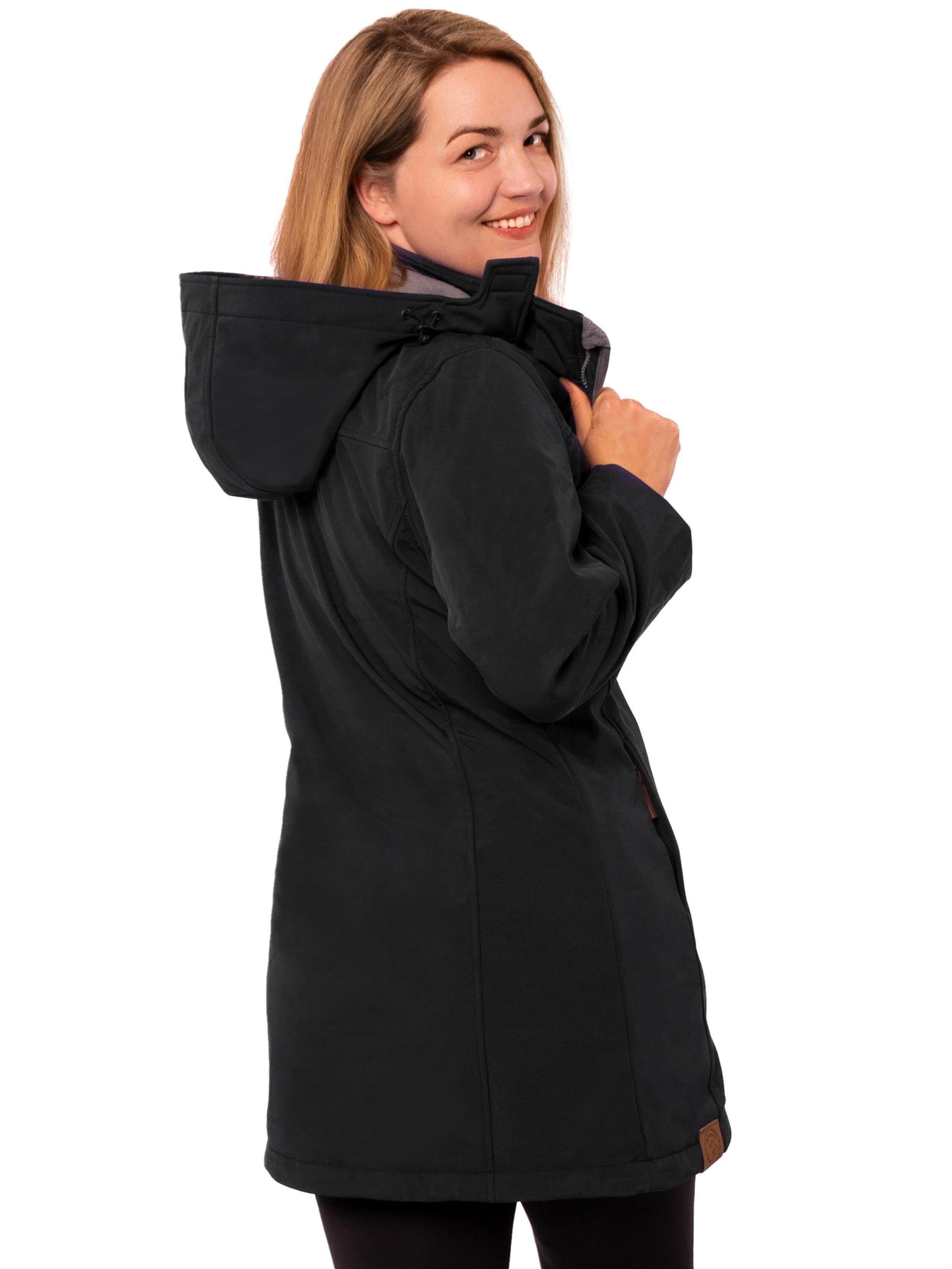 Softshelljacke Junko Gipfelglück Damen, für Black wasserabweisend