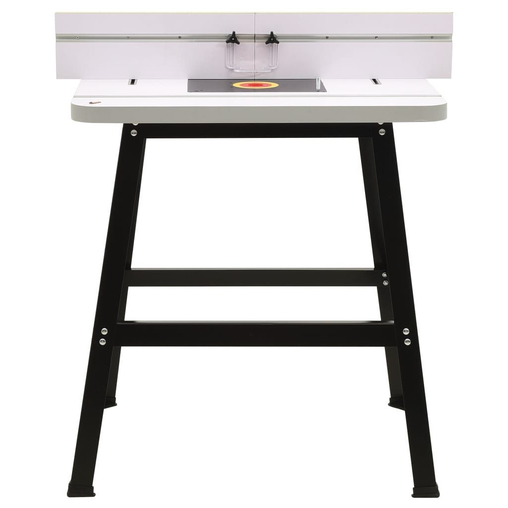 vidaXL Oberfräse Oberfräsentisch Stahl und MDF 81x61x88 cm