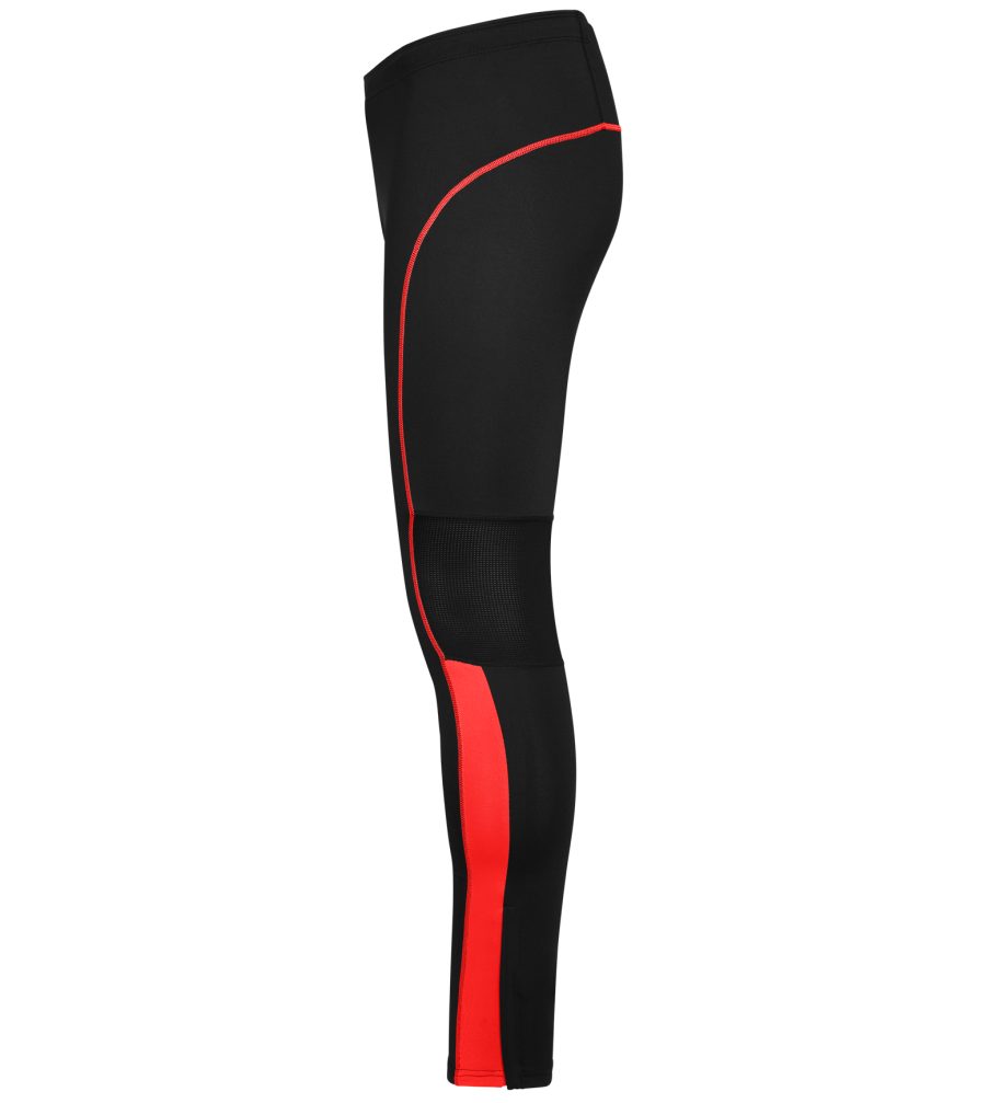 James & Nicholson Laufhose Vielseitige Herren Laufhose Running Tights JN480 Atmungsaktive Mesheinsätze