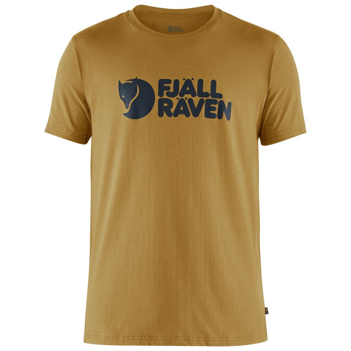 Fjällräven gelb Logo T-Shirt Herren