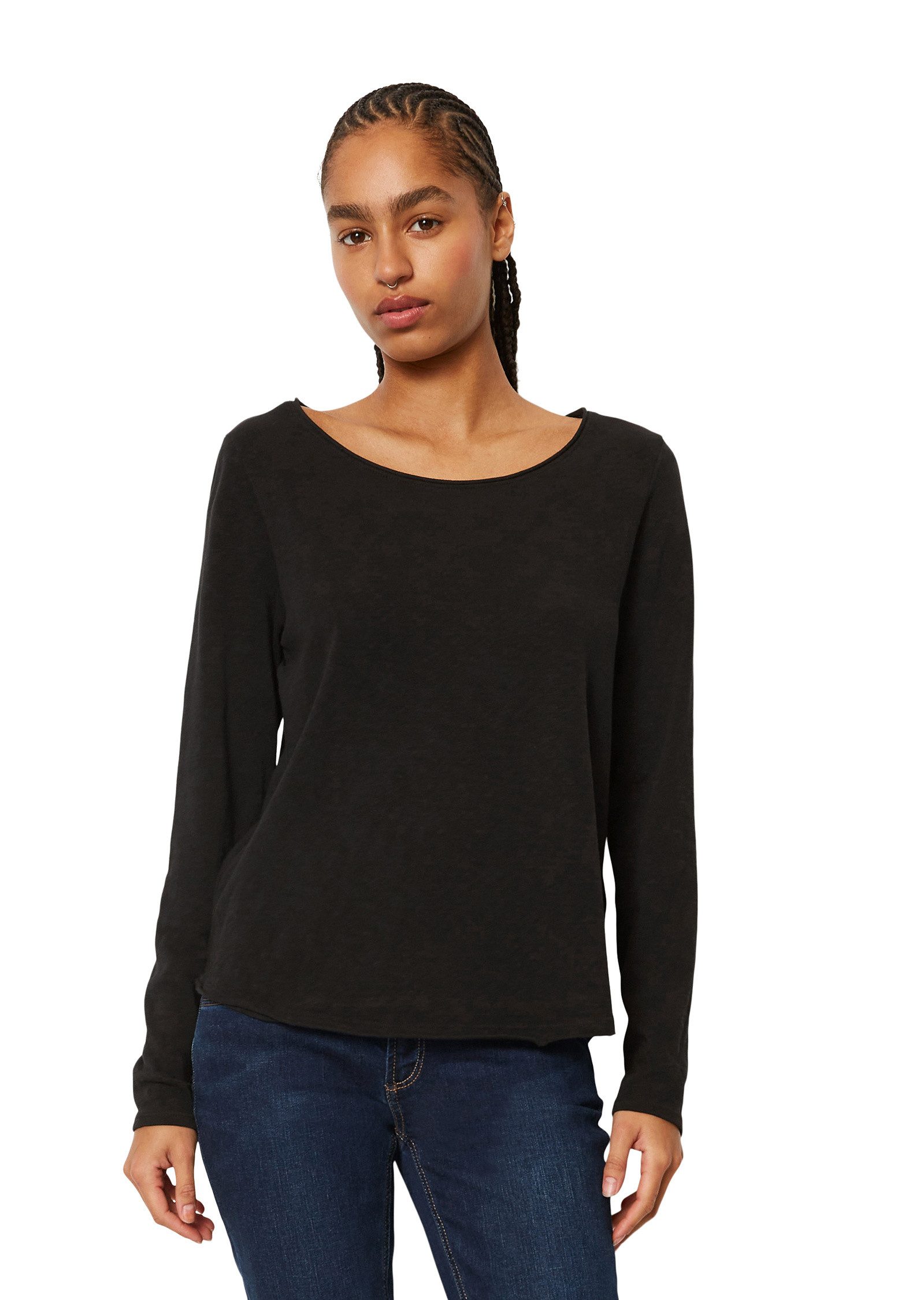 Marc O'Polo DENIM Langarmshirt aus Organic Cotton