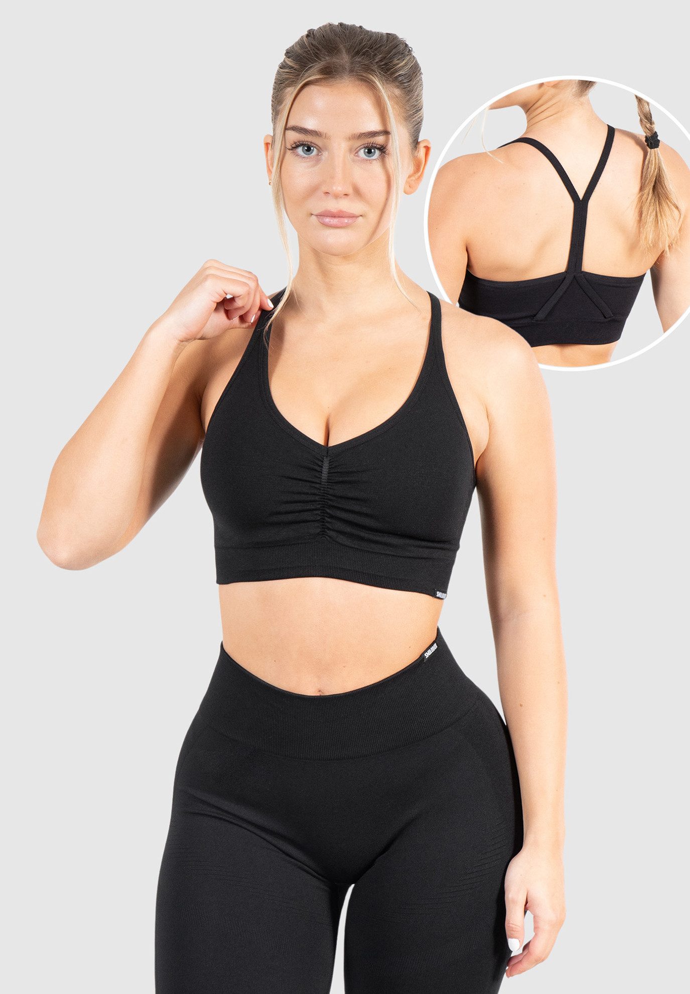 Smilodox Sport-BH Hailey Scrunch, Push Up BH Shaped Fit, Blickdicht, heraus günstig online kaufen