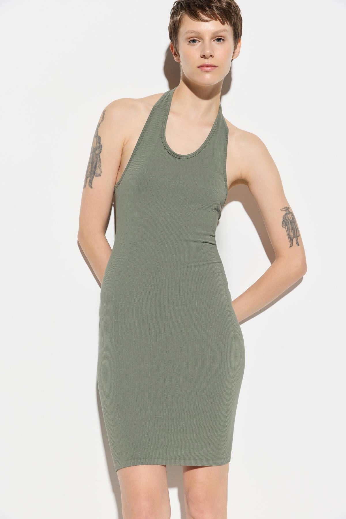 Minikleid Ärmelloses kurzes Kleid