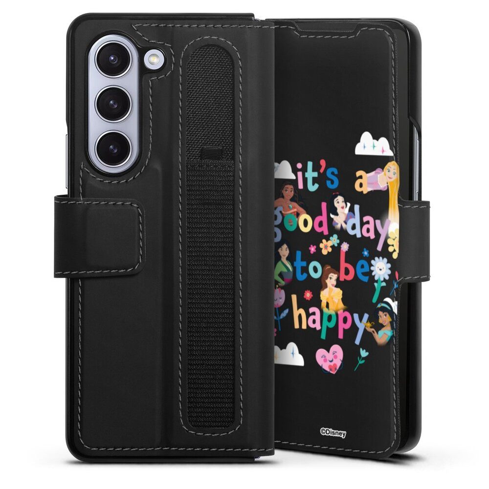 DeinDesign Handyhülle Disney Princess Offizielles Lizenzprodukt Prinzessin, Samsung Galaxy Z Fold 5 Hülle Handy Flip Case Wallet Cover