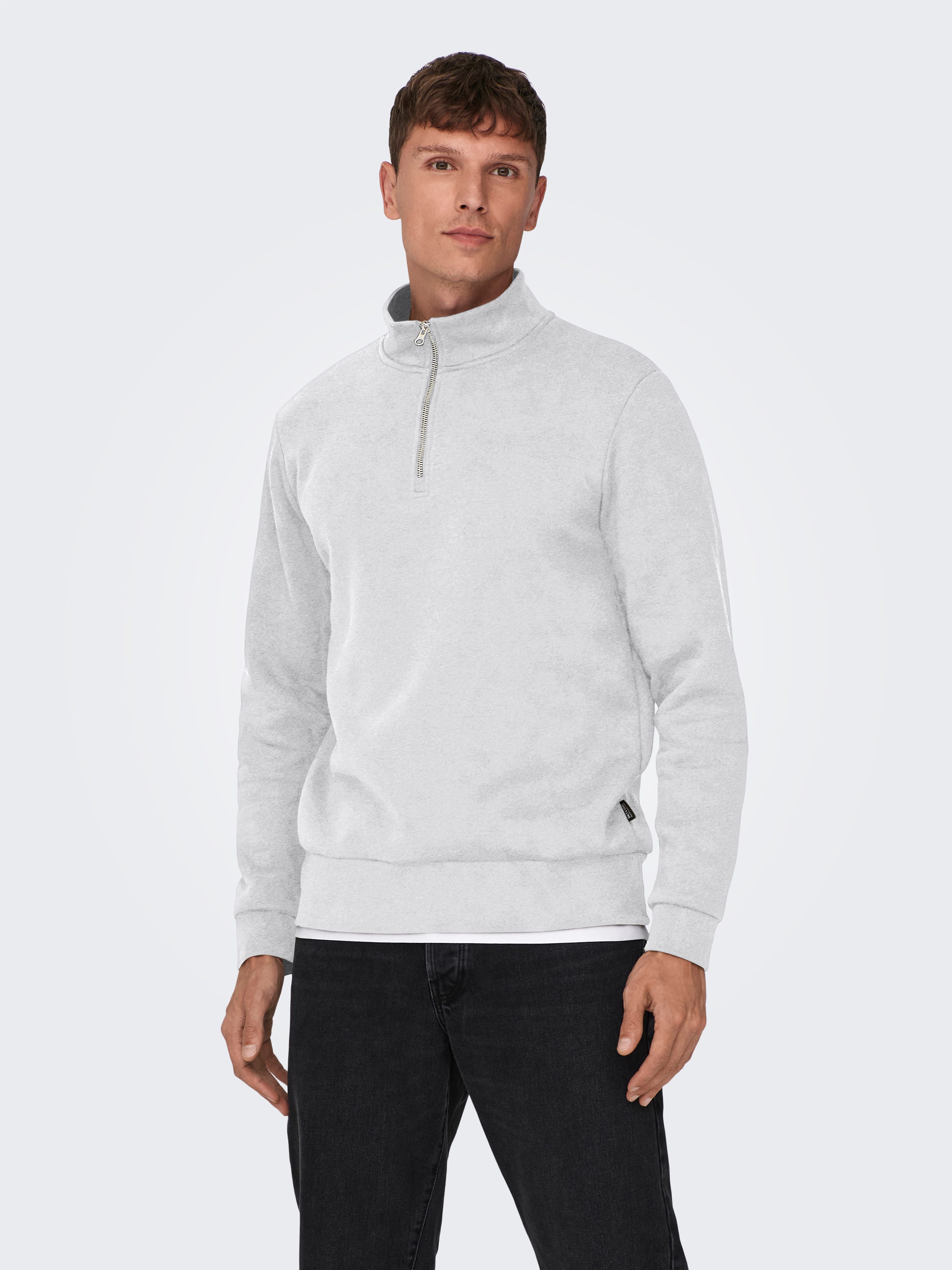 ONLY & SONS Sweatshirt ONSCERES HALF ZIP SWEAT günstig online kaufen