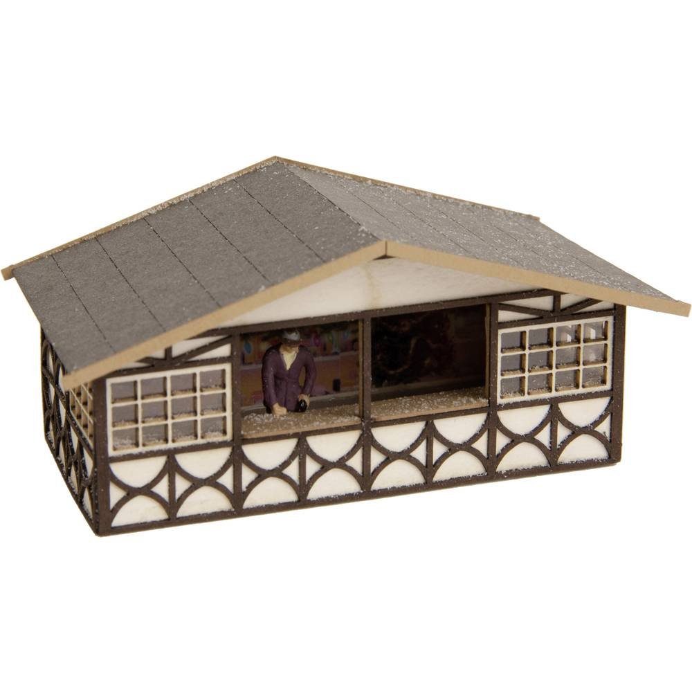Modelleisenbahn-Gebäude H0 Weihnachtsmarktstand