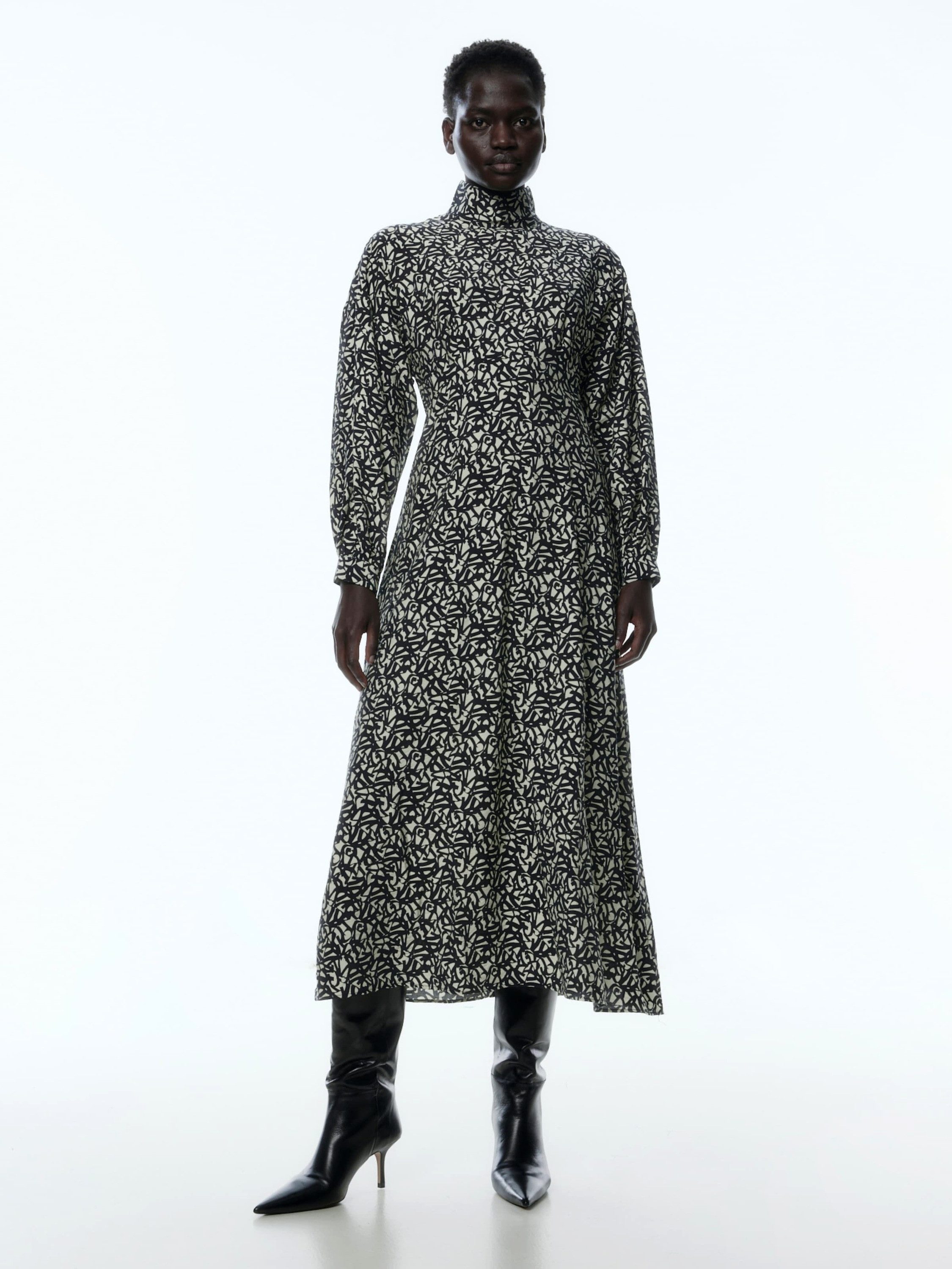 EDITED Maxikleid Inesa (1-tlg) Plain/ohne Details