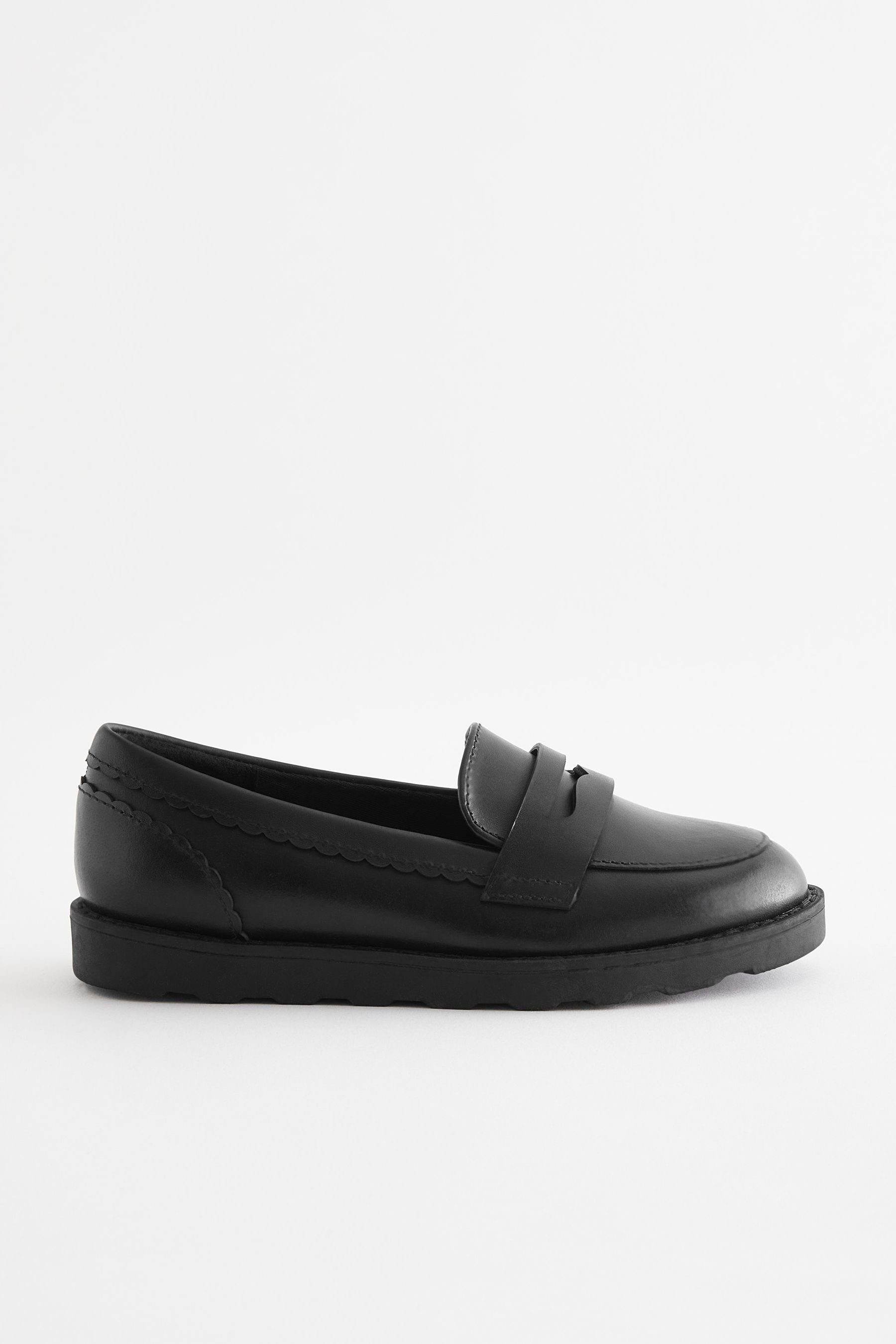 Next Lederslipper mit dünner Sohle und Troddel Loafer (1-tlg)