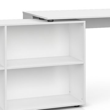 Vicco Schreibtisch Computertisch Bürotisch PC-Tisch FlexPlus Weiß