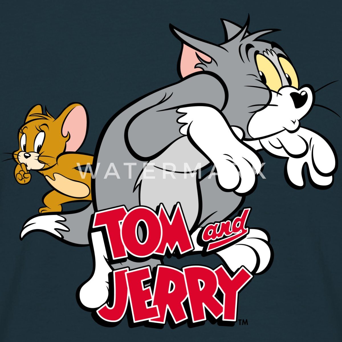 Spreadshirt T-Shirt Tom Und Jerry Auf Samtpfoten Männer T-Shirt (1-tlg) günstig online kaufen