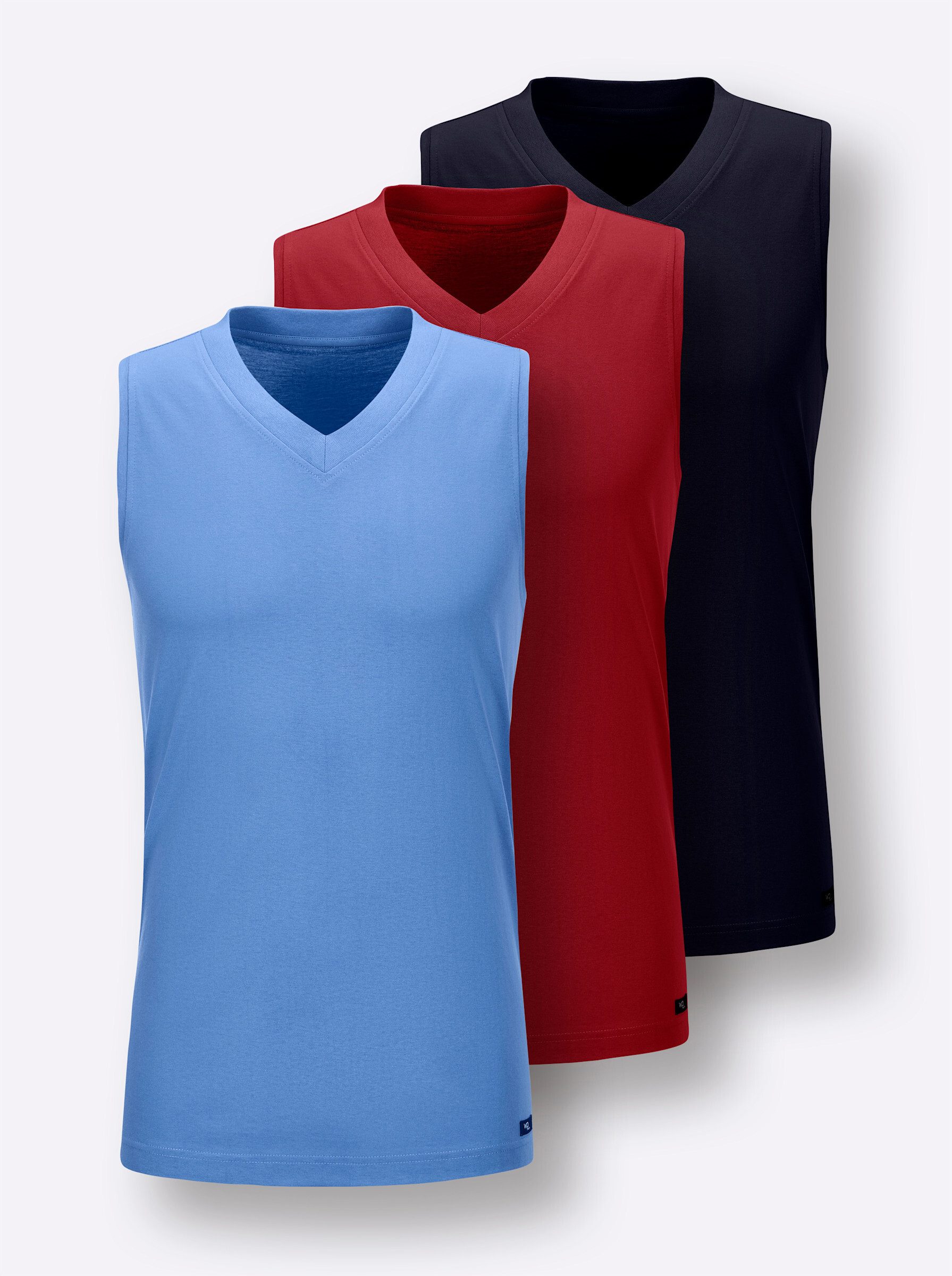 Witt Unterziehshirt Shirt Ärmellos (3-St)